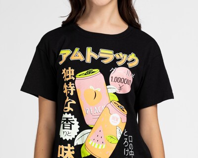Foto 4 | Playera Girls Attitude Manga Corta Estampada para Niña