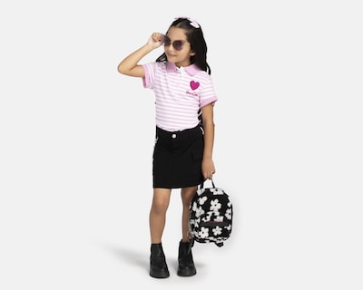 Foto 3 | Falda Negra Girls Attitude Juvenil con Cadena