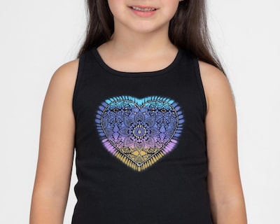Foto 4 | Playera Girls Attitude sin Mangas Estampada para Niña