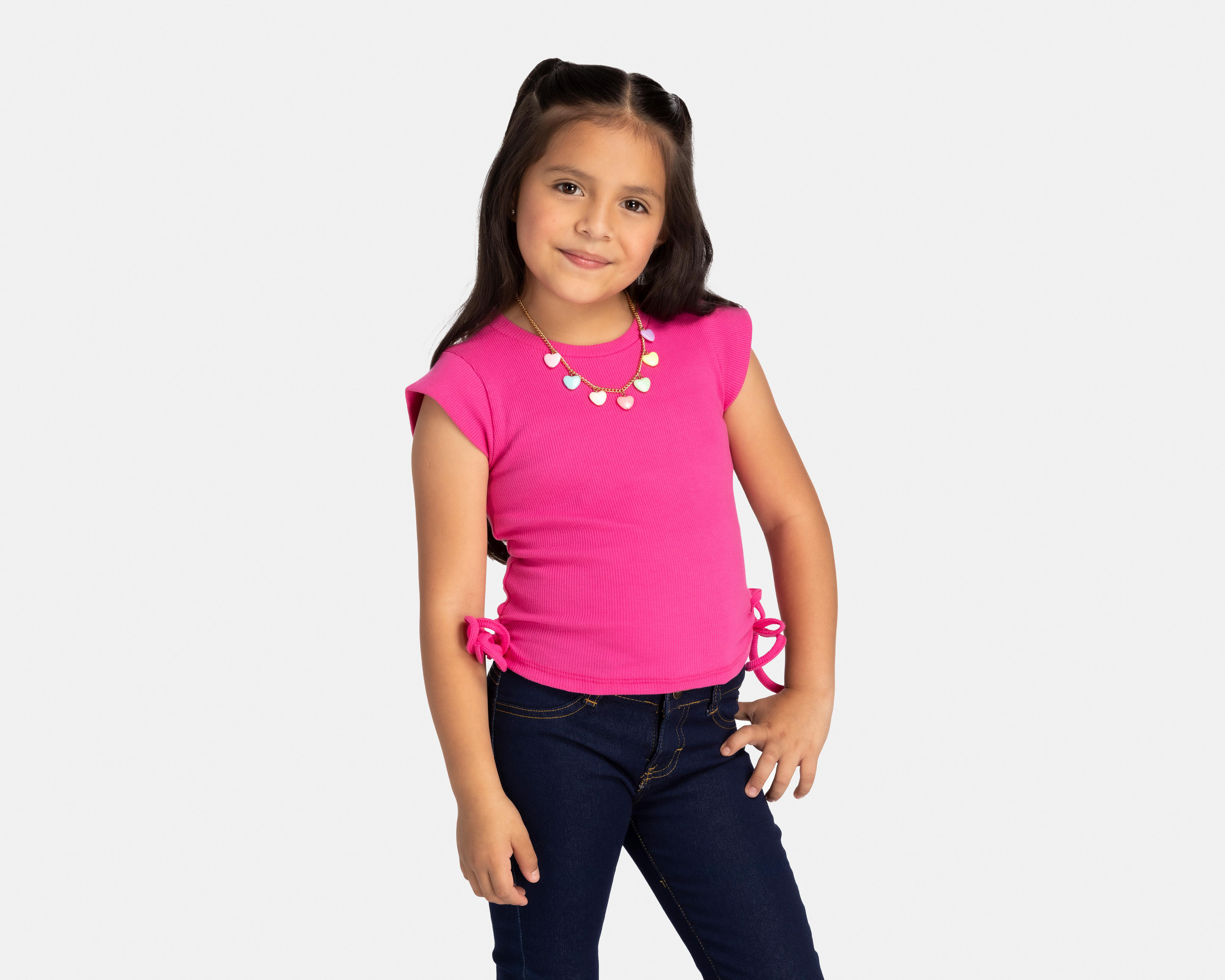 Playera Girls Attitude Manga Corta para Niña