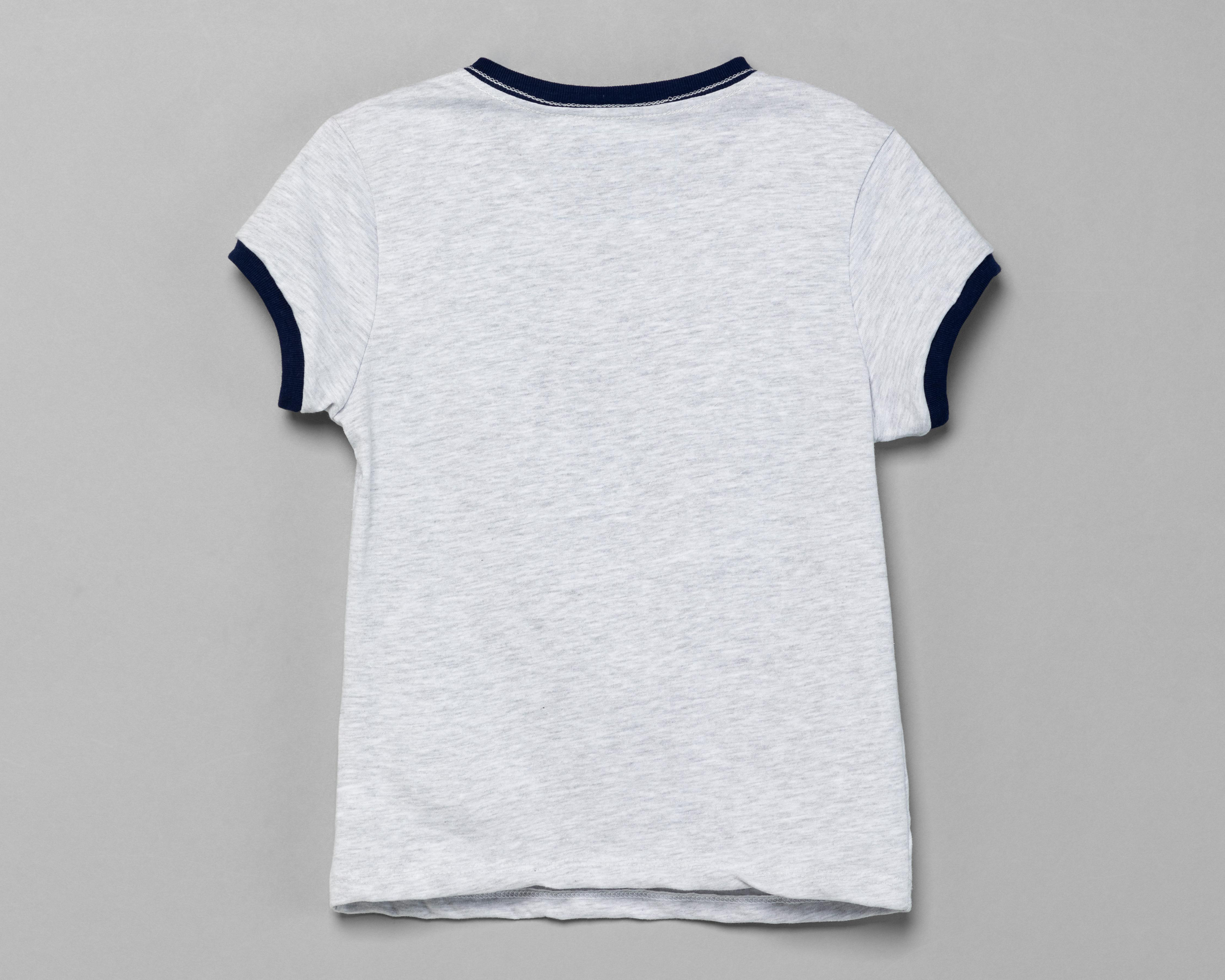 Foto 2 | Playera Refill Manga Corta Estampada para Niña