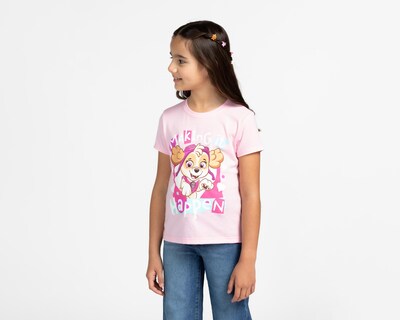 Foto 1 | Playera Paw Patrol Manga Corta Estampada para Niña