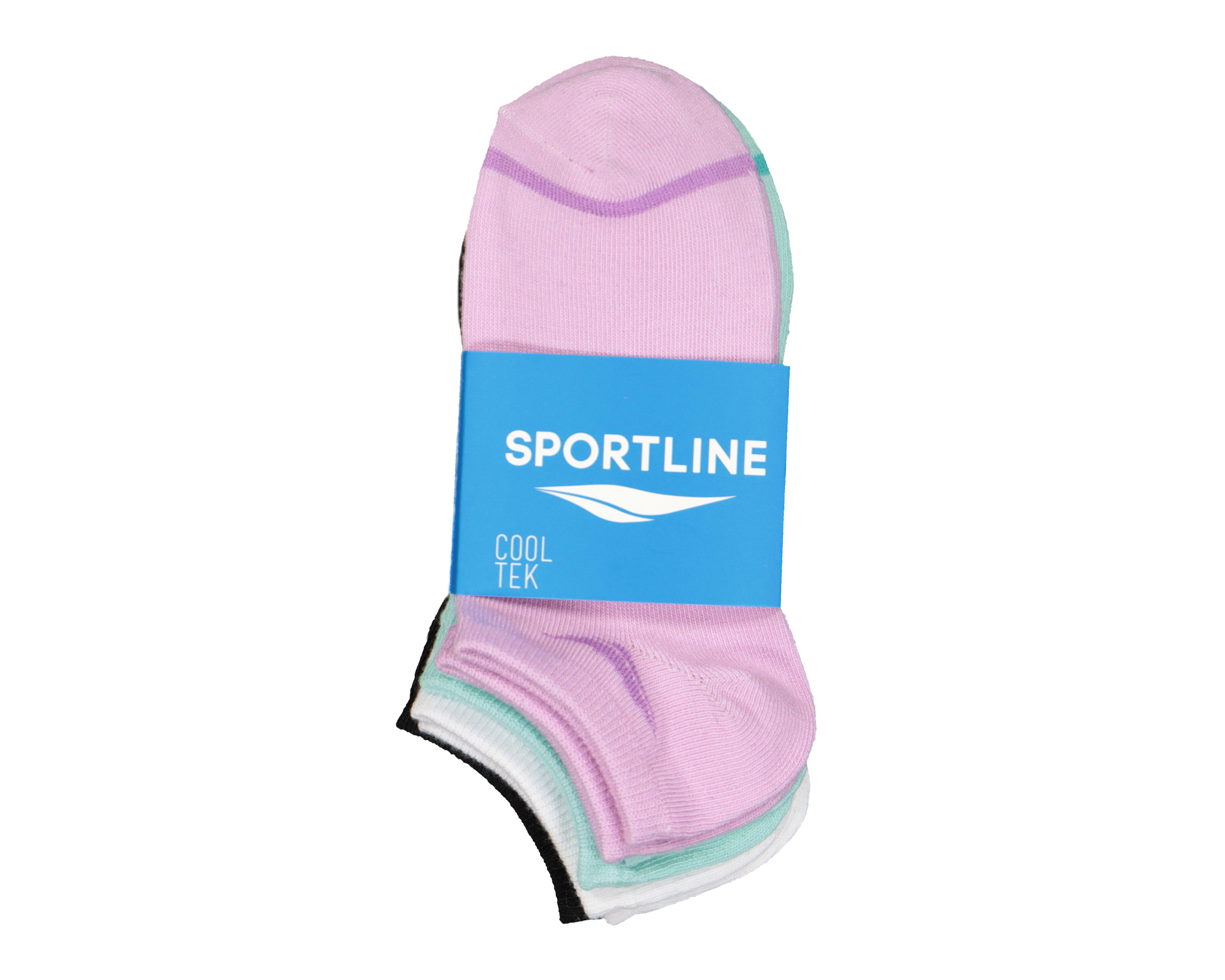 Foto 4 pulgar | Calcetas Deportivas Tines Sportline para Niña 6 Pares