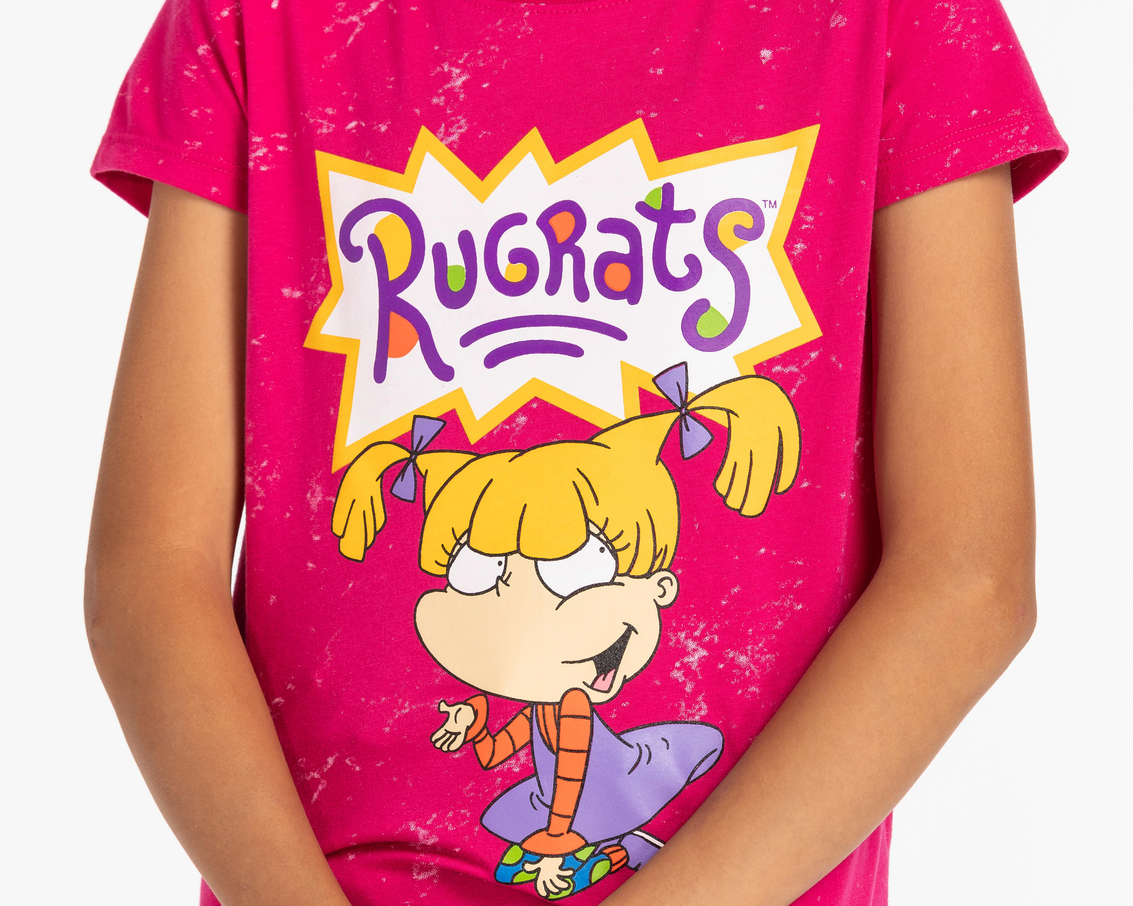 Foto 4 pulgar | Playera Rugrats Manga Corta Estampada para Niña