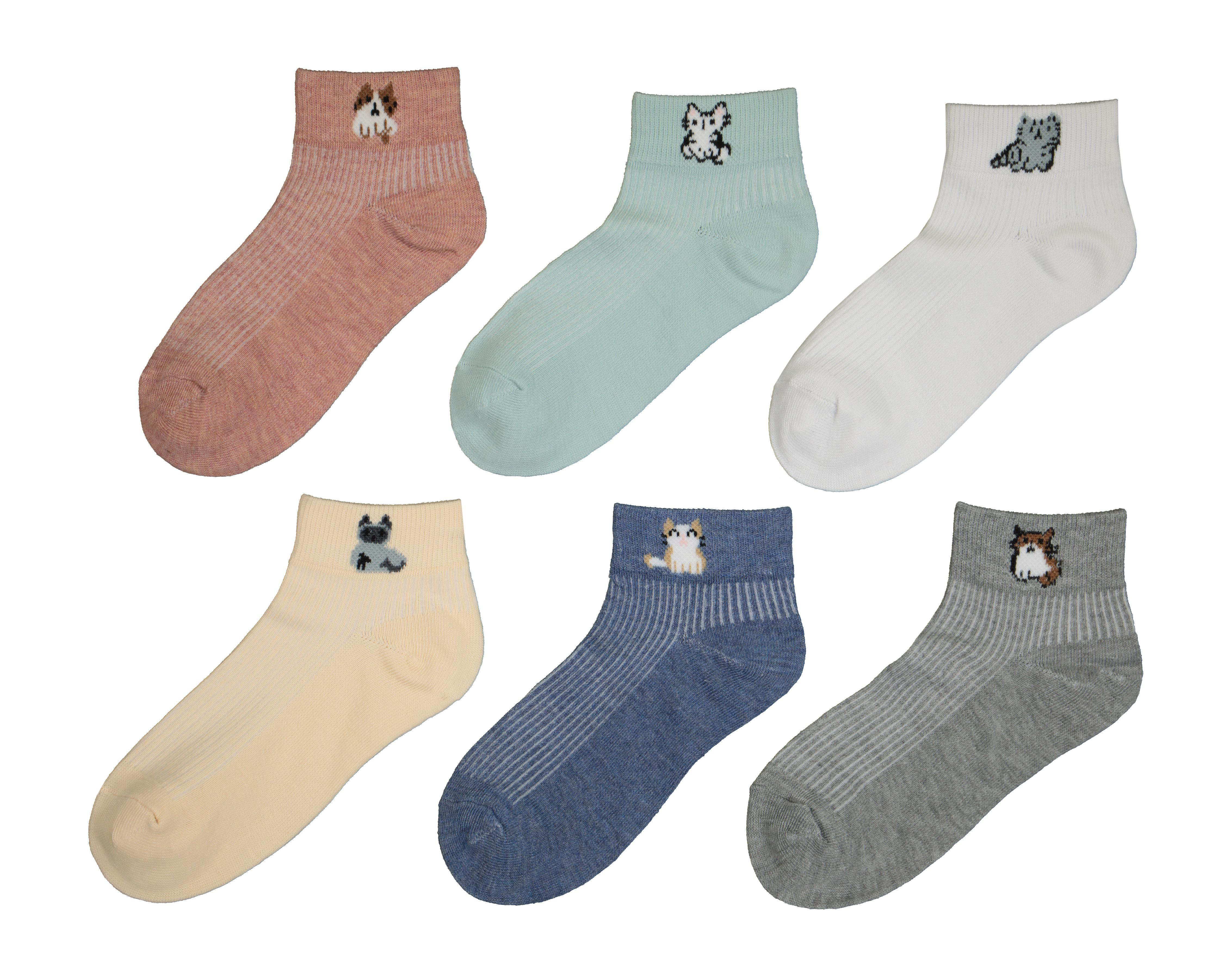 Calcetas Cortas Girls Attitude para Niña 6 Pares $149