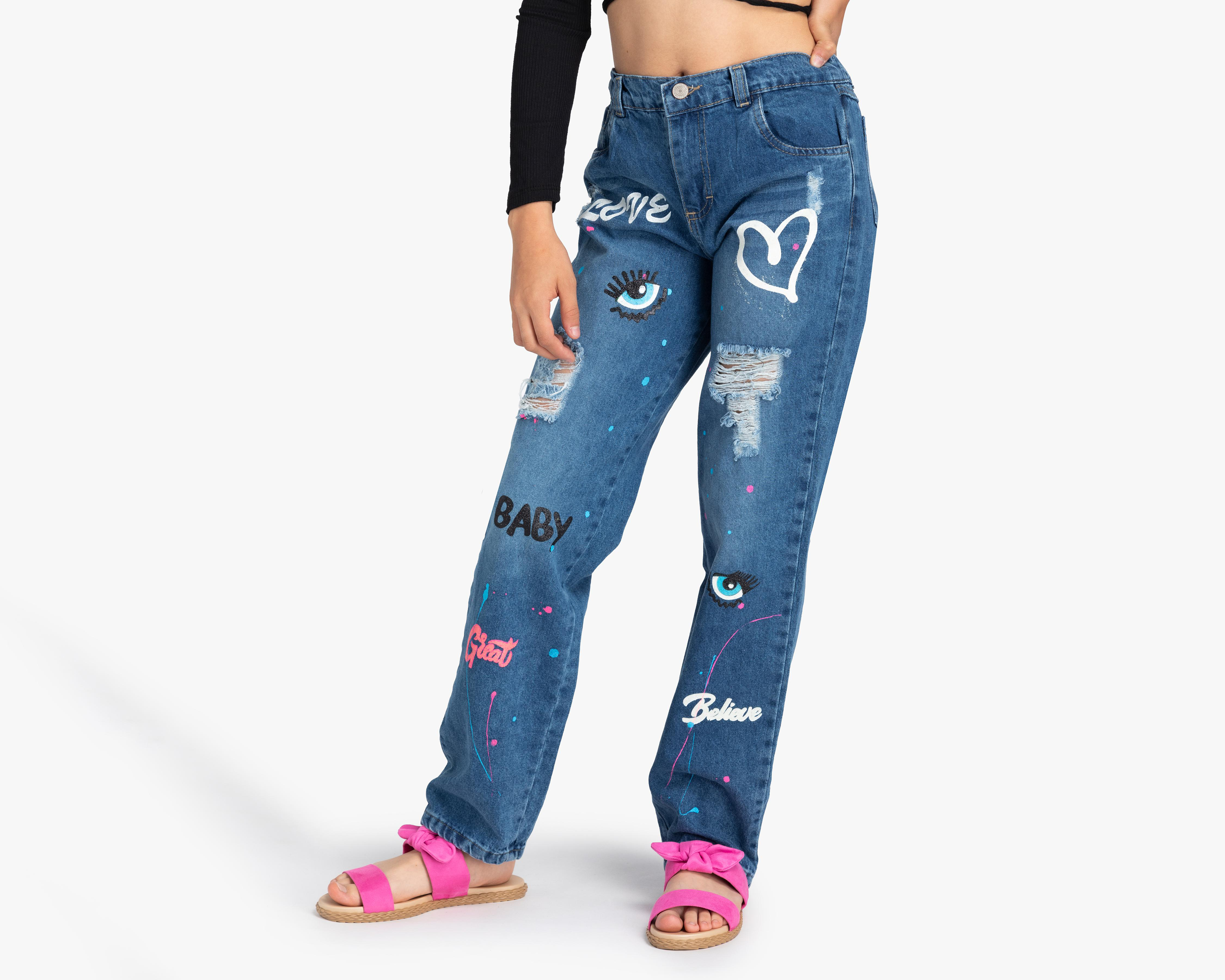 Pantalón Girls Attitude Regular para Niña $319