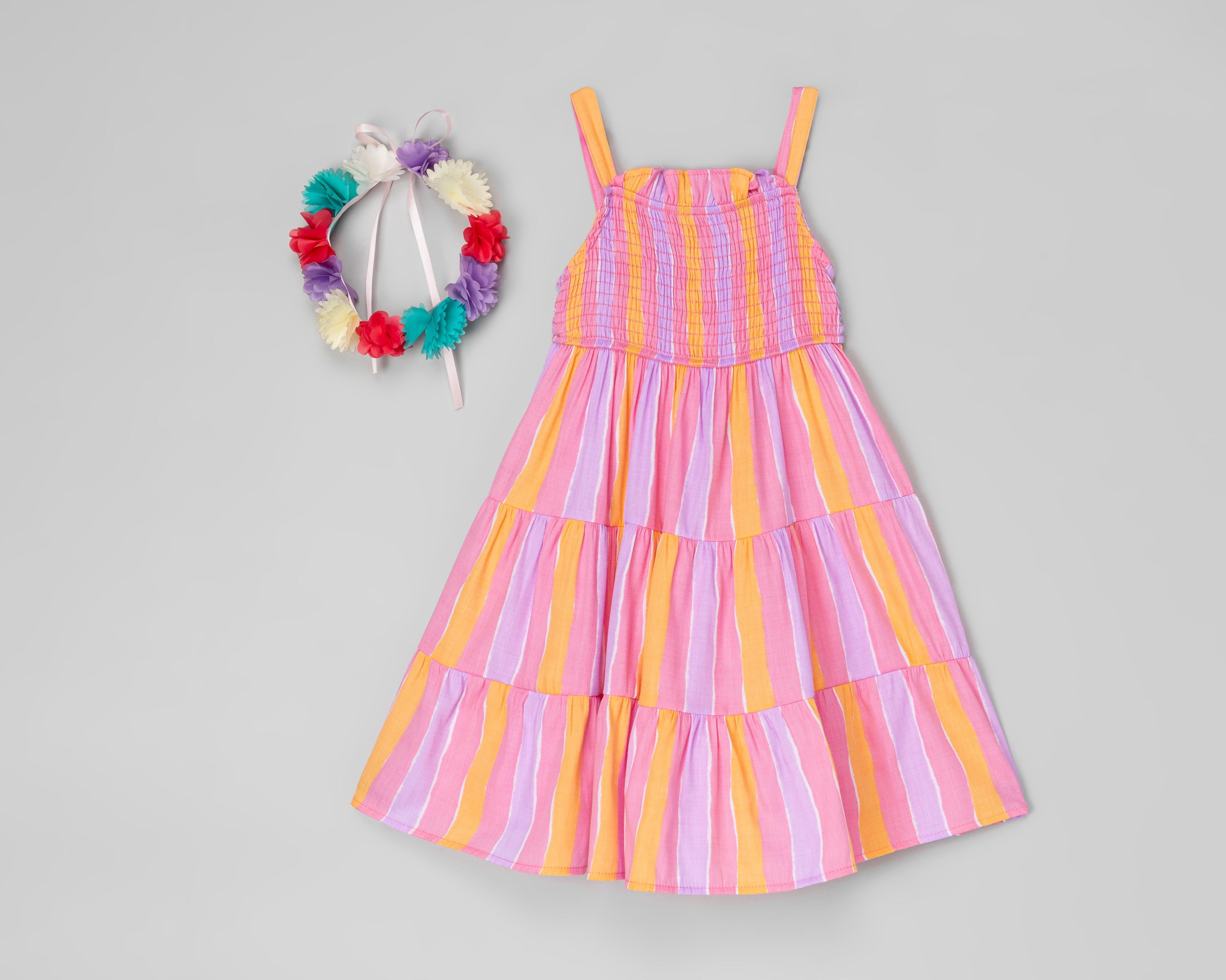 Vestido Girls Attitude para Niña con Diadema $299