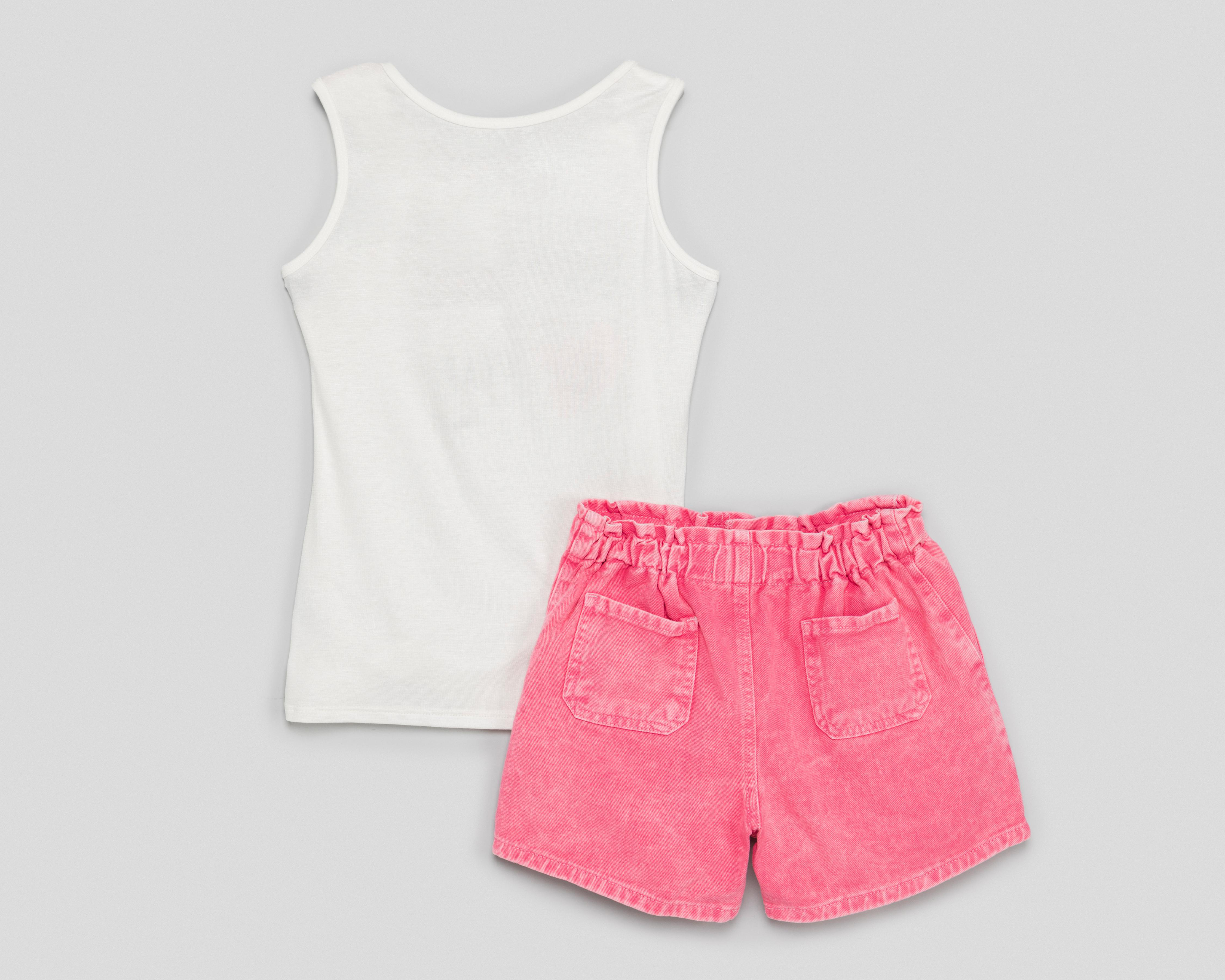 Foto 2 | Conjunto de Short y Blusa Girls Attitude para Niña