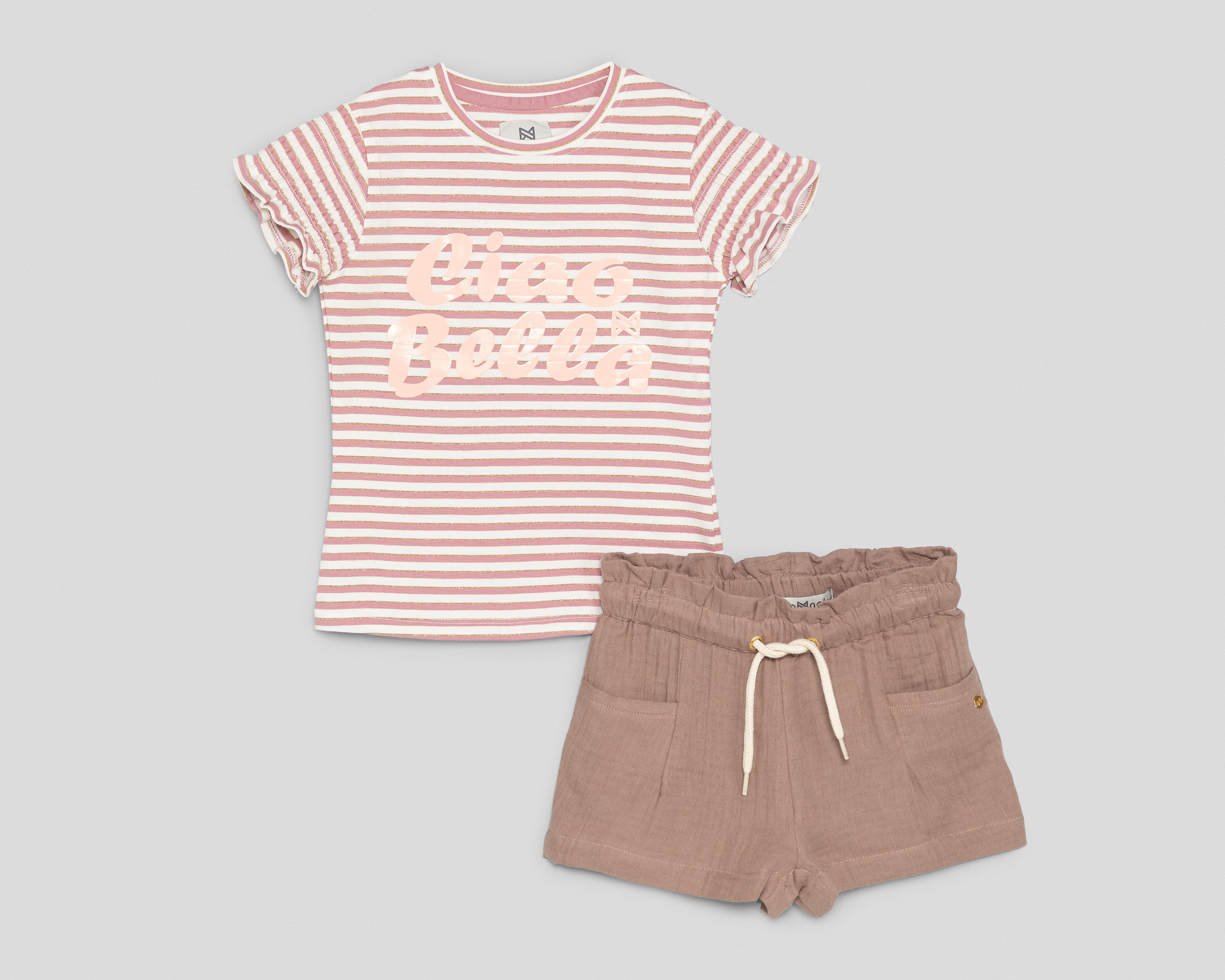 Foto 2 pulgar | Conjunto de Short y Playera Koko Noko para Niña