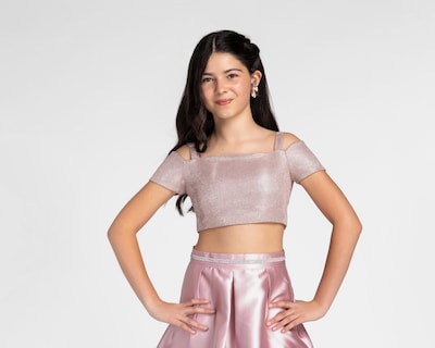 Foto 4 | Conjunto de Blusa y Falda Girls Attitude para Niña