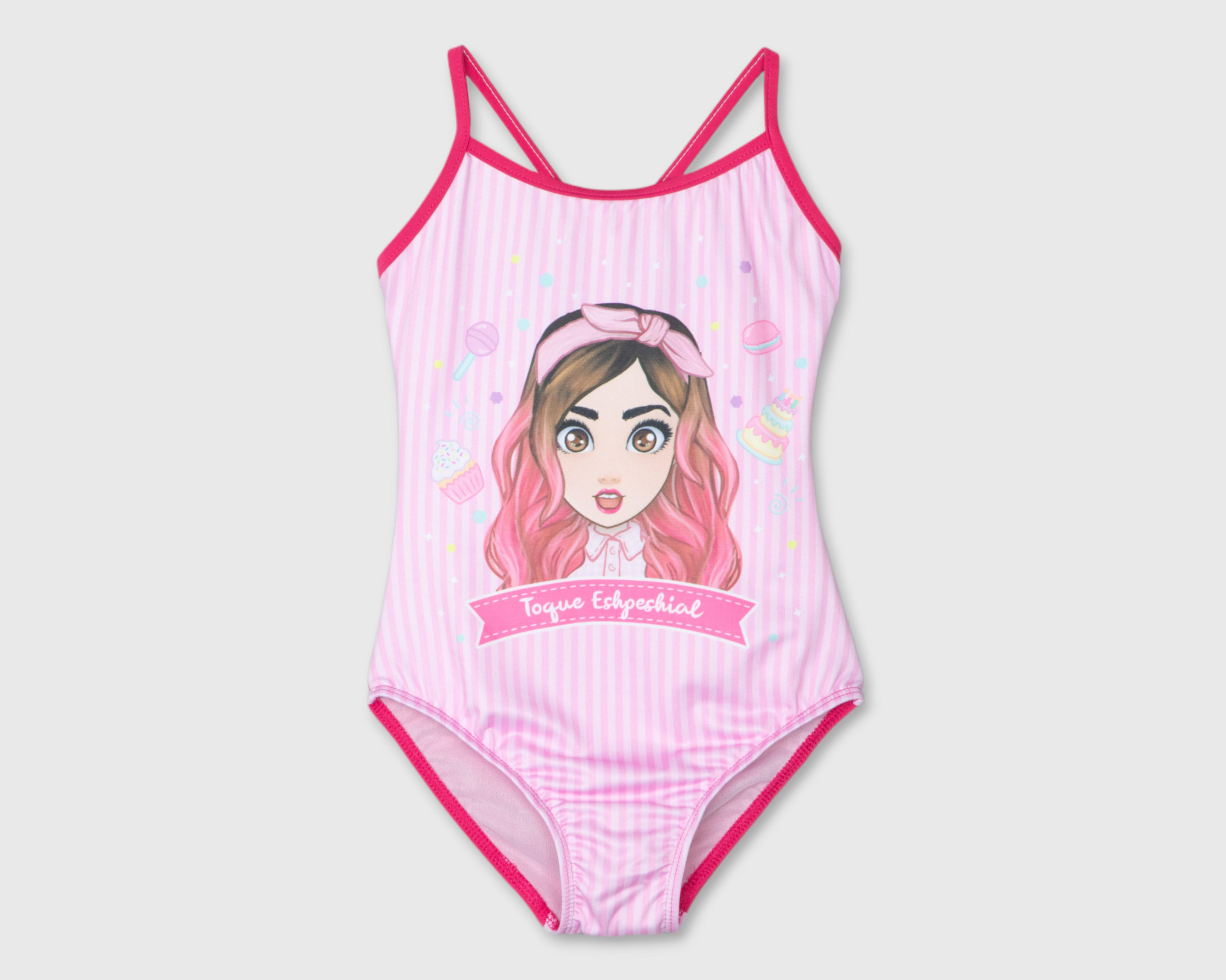 Traje de Baño Mis Pastelitos con Estampado para Niña $299