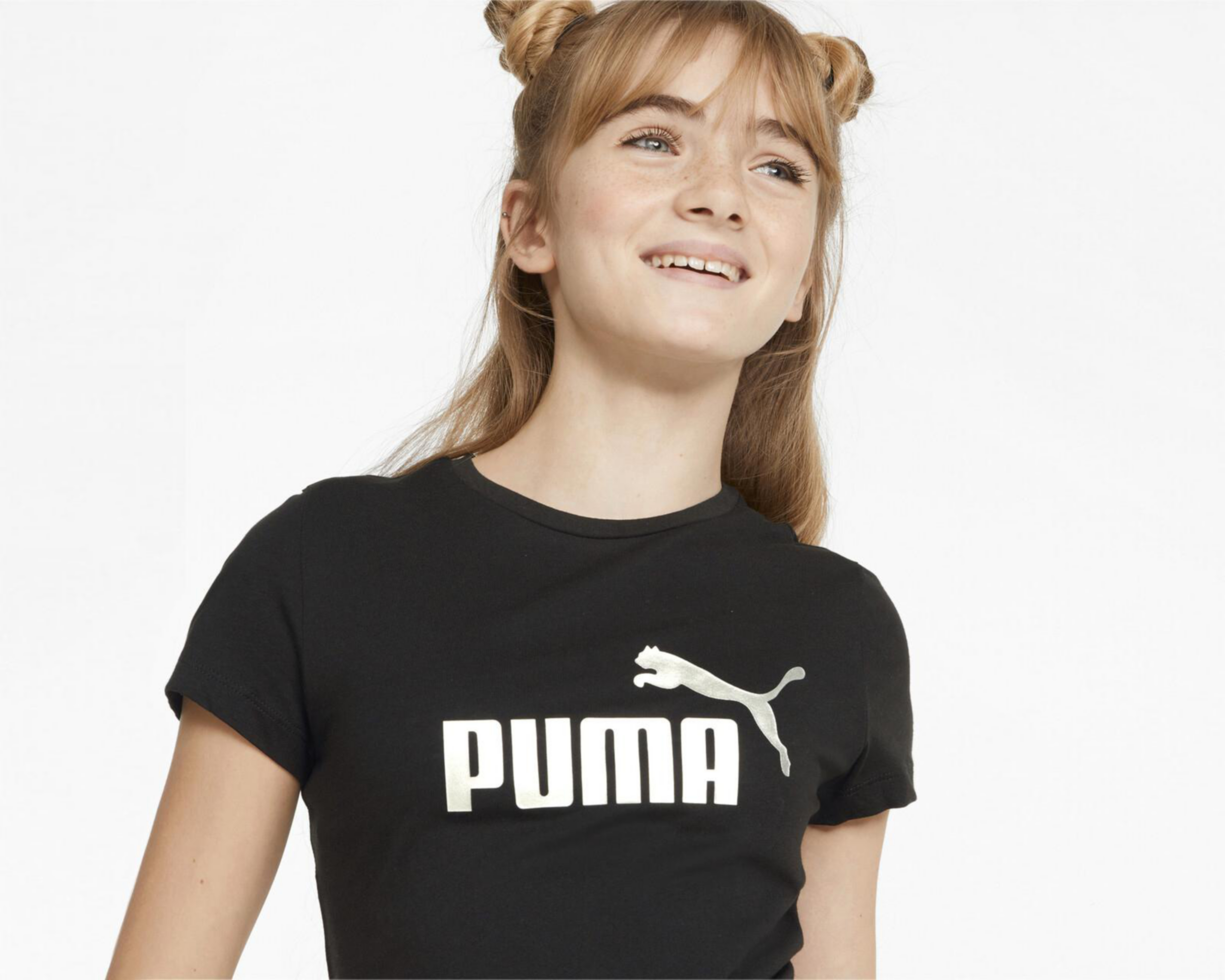 Foto 6 pulgar | Playera Deportiva Puma Manga Corta Estampada Juvenil