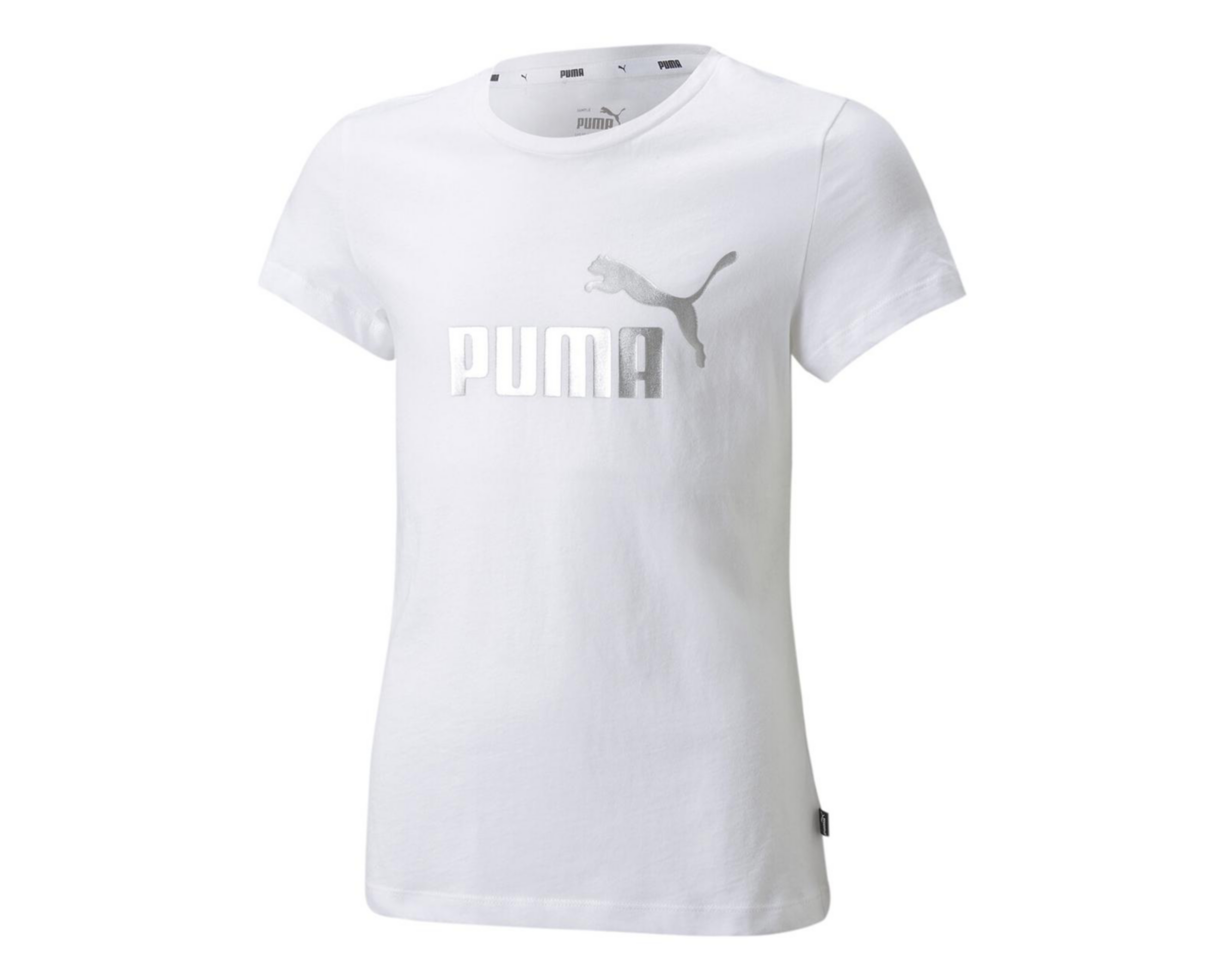 Foto 2 pulgar | Playera Deportiva Puma Manga Corta Estampada Juvenil