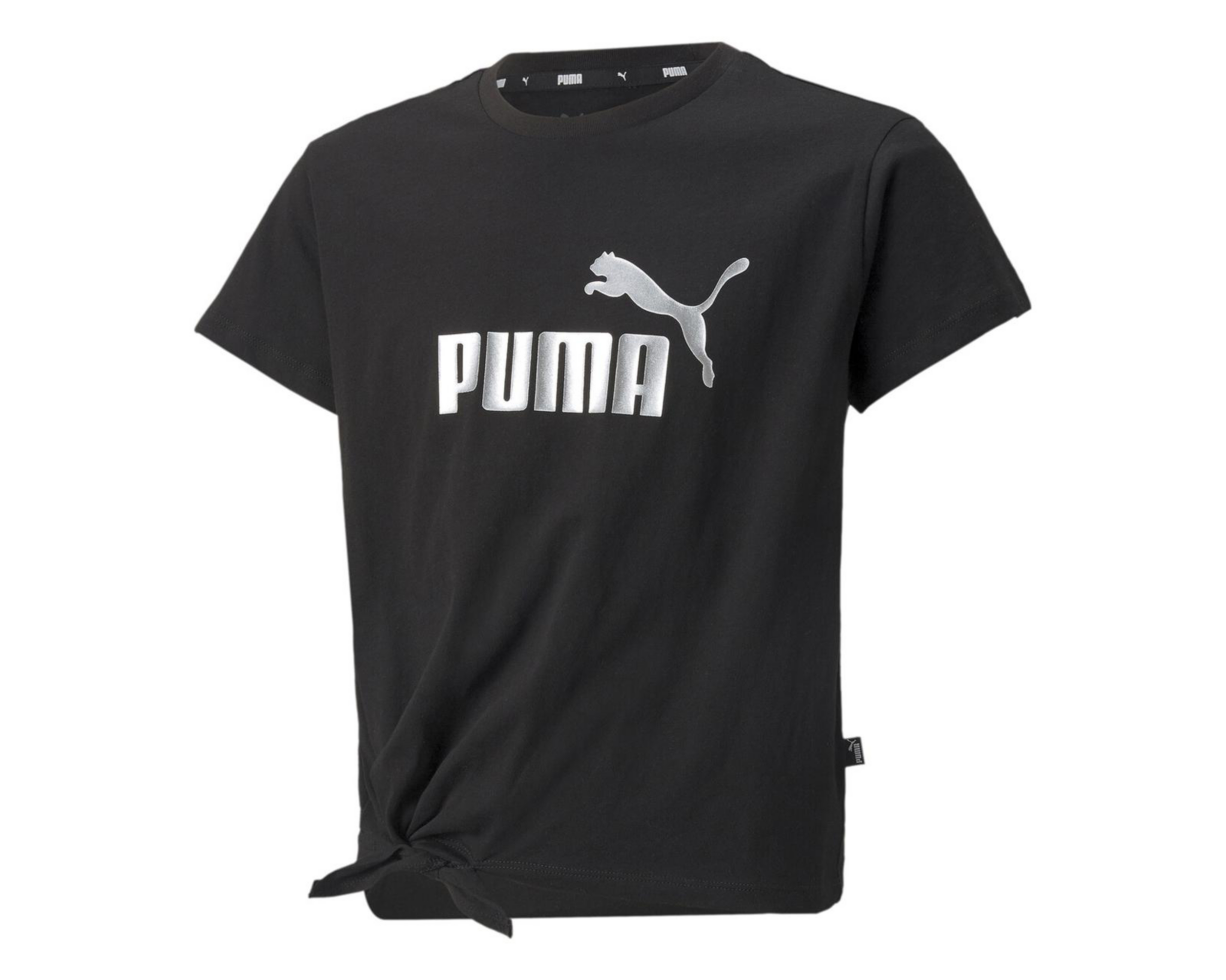 Playera Deportiva Puma Manga Corta Estampada Juvenil