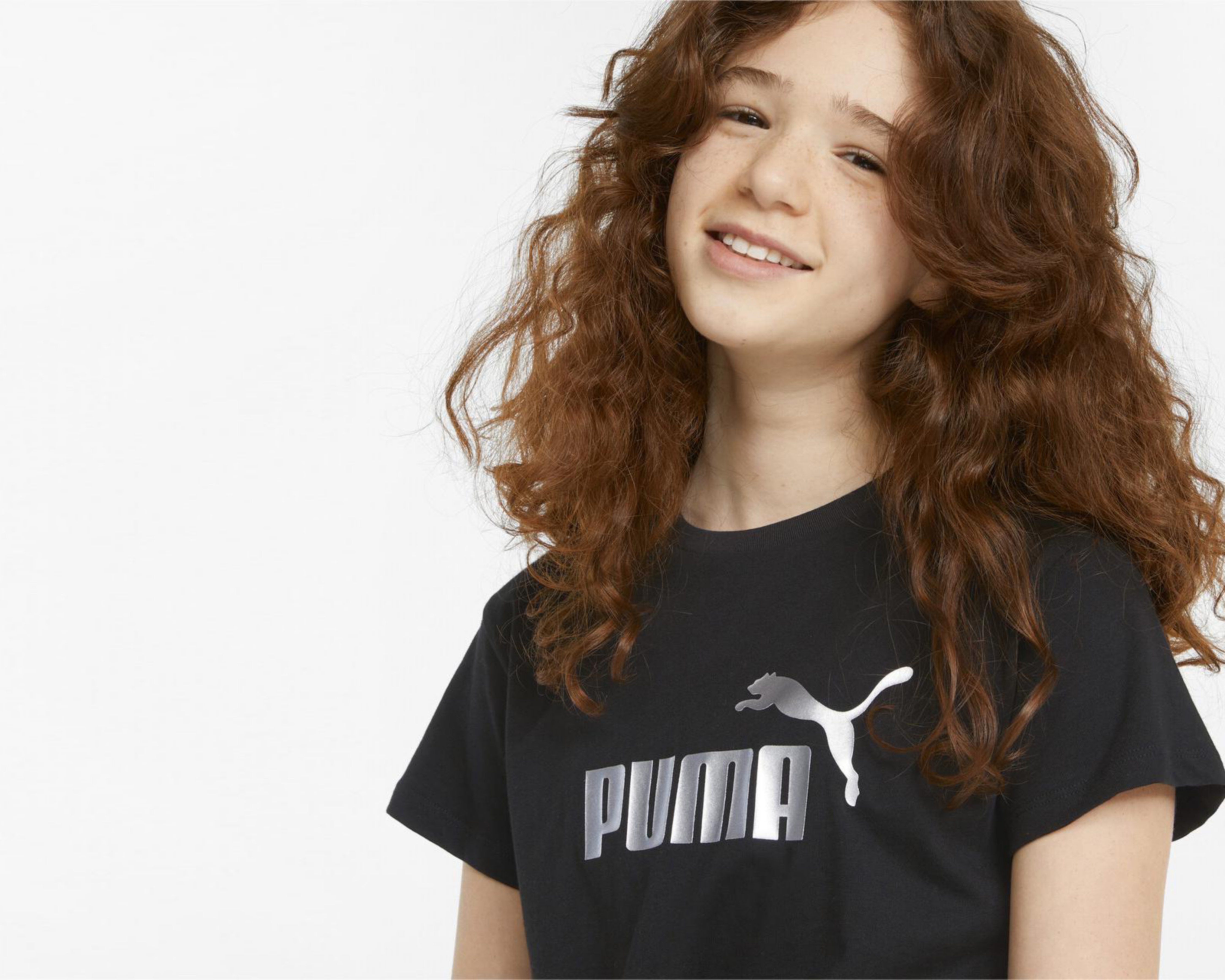 Foto 6 pulgar | Playera Deportiva Puma Manga Corta Estampada Juvenil