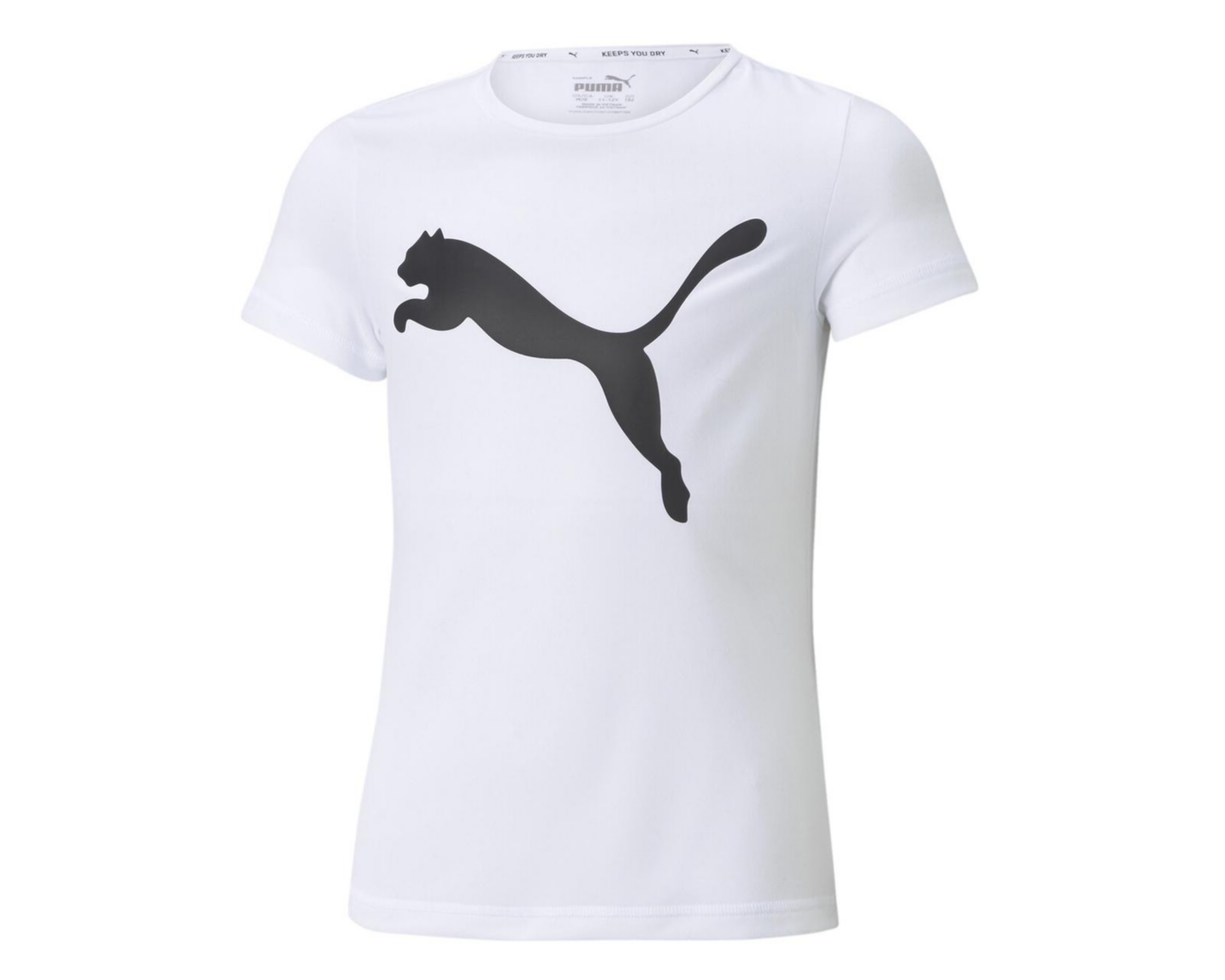 Playera Deportiva Puma Manga Corta Estampada Juvenil