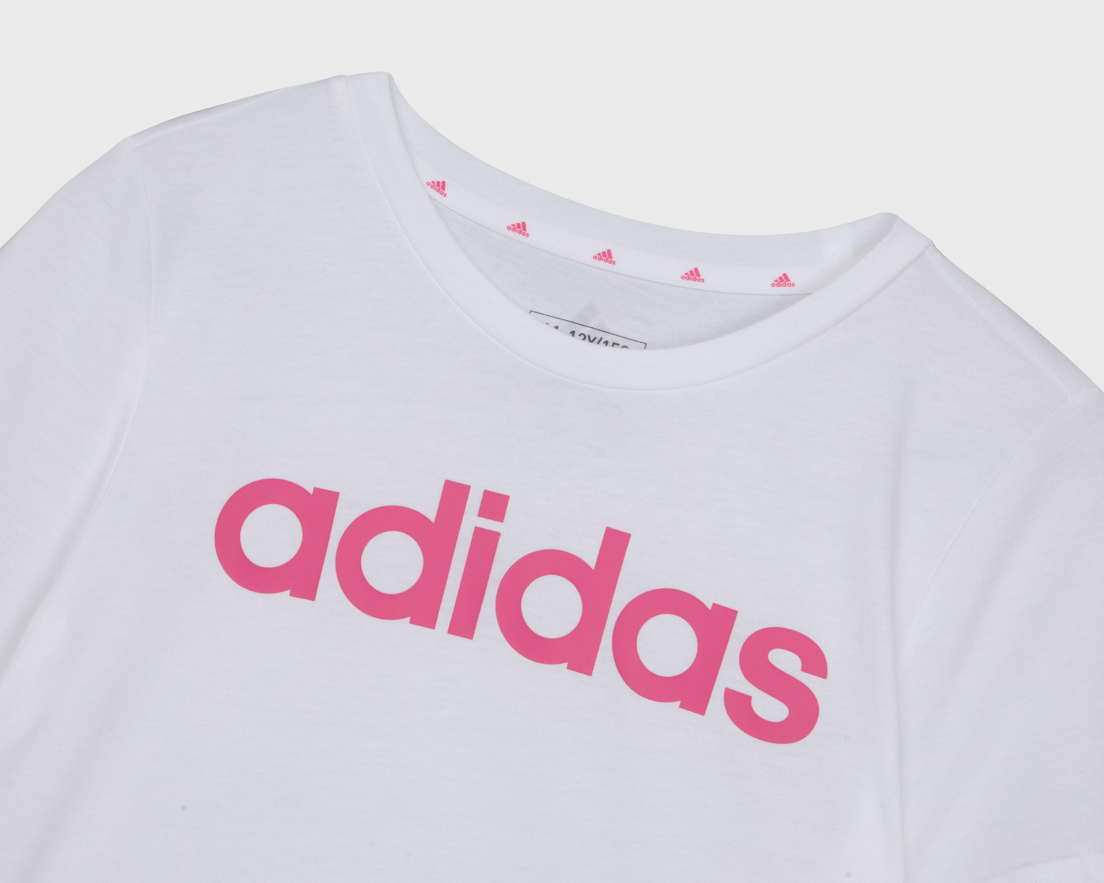 Foto 4 pulgar | Playera Adidas Essentials para Niña