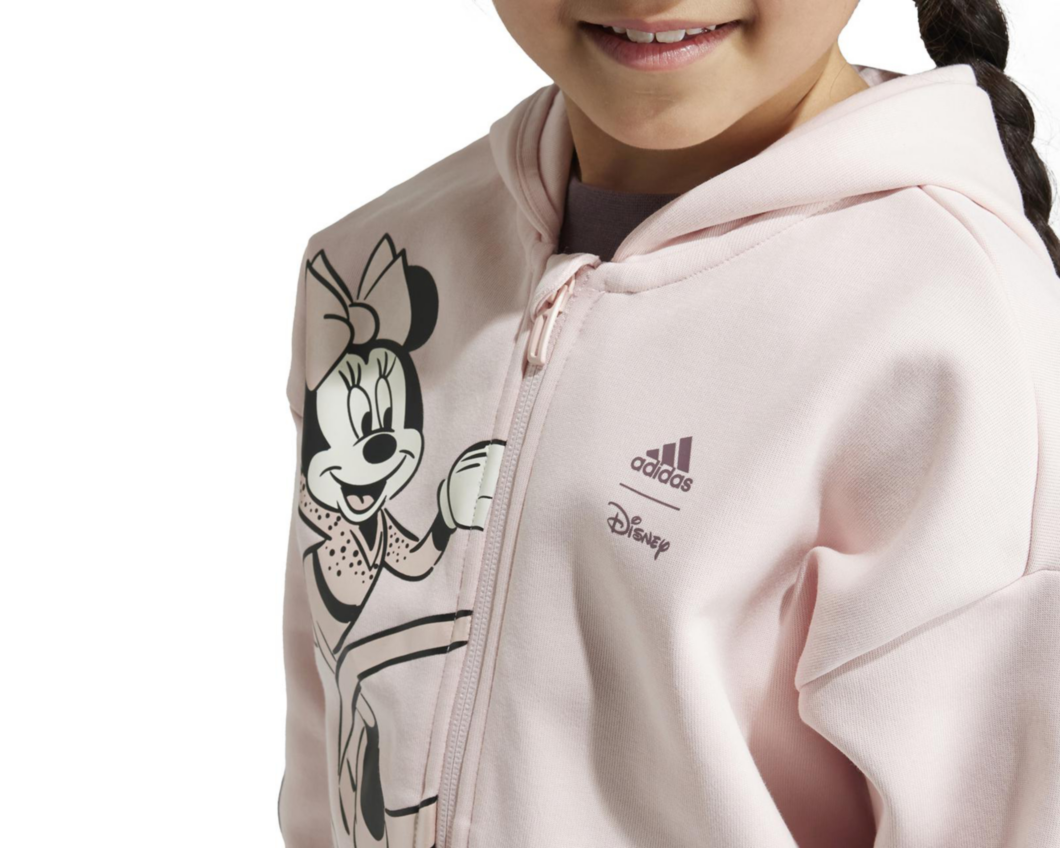 Foto 5 pulgar | Chamarra Adidas Deportiva Disney Minnie para Niña