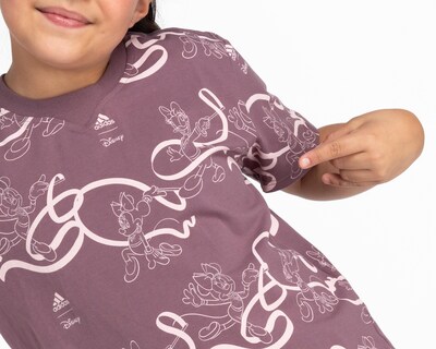 Foto 4 | Playera y Short Adidas Disney Minnie y Daisy para Niña