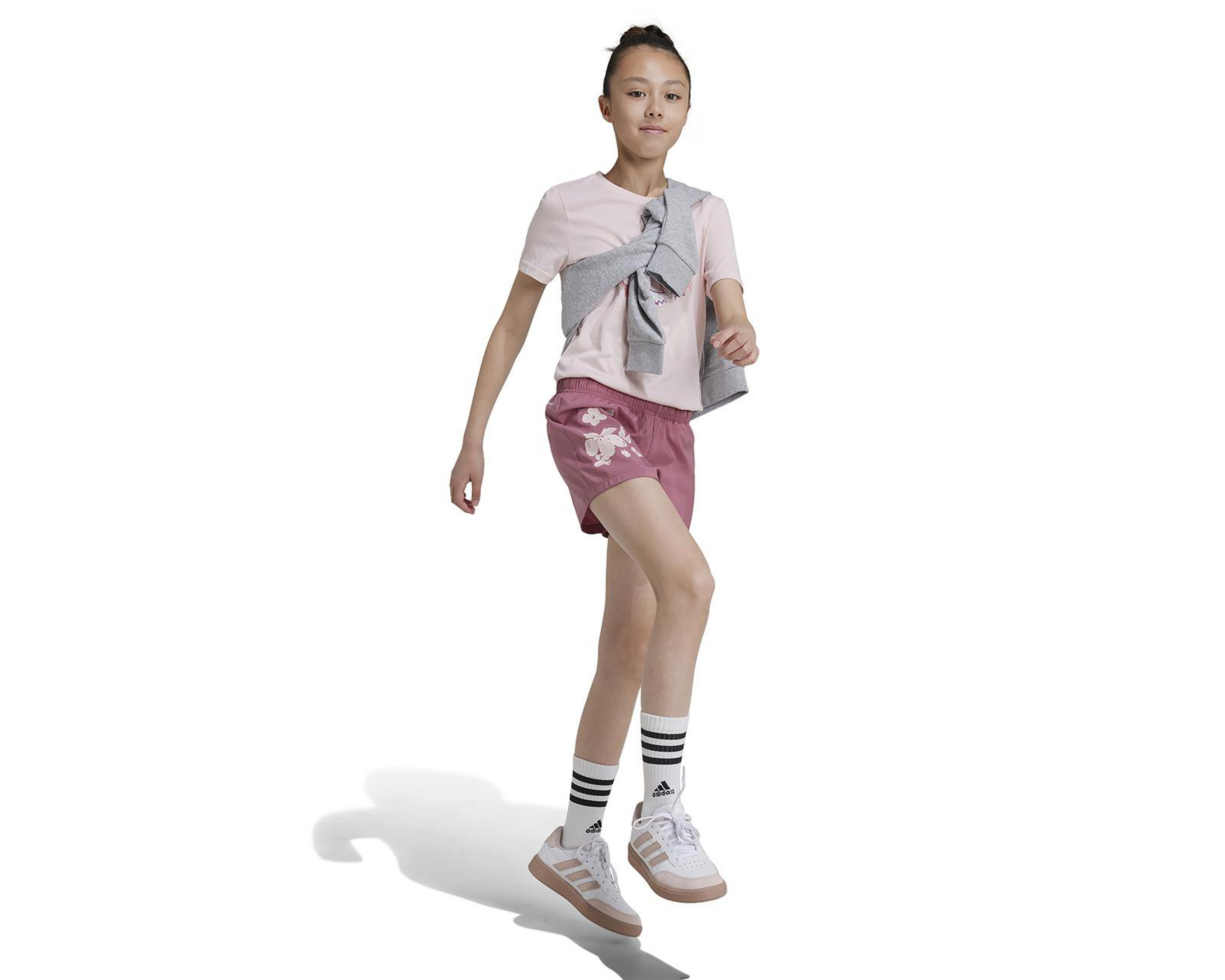 Foto 6 pulgar | Short Adidas Deportivo para Niña