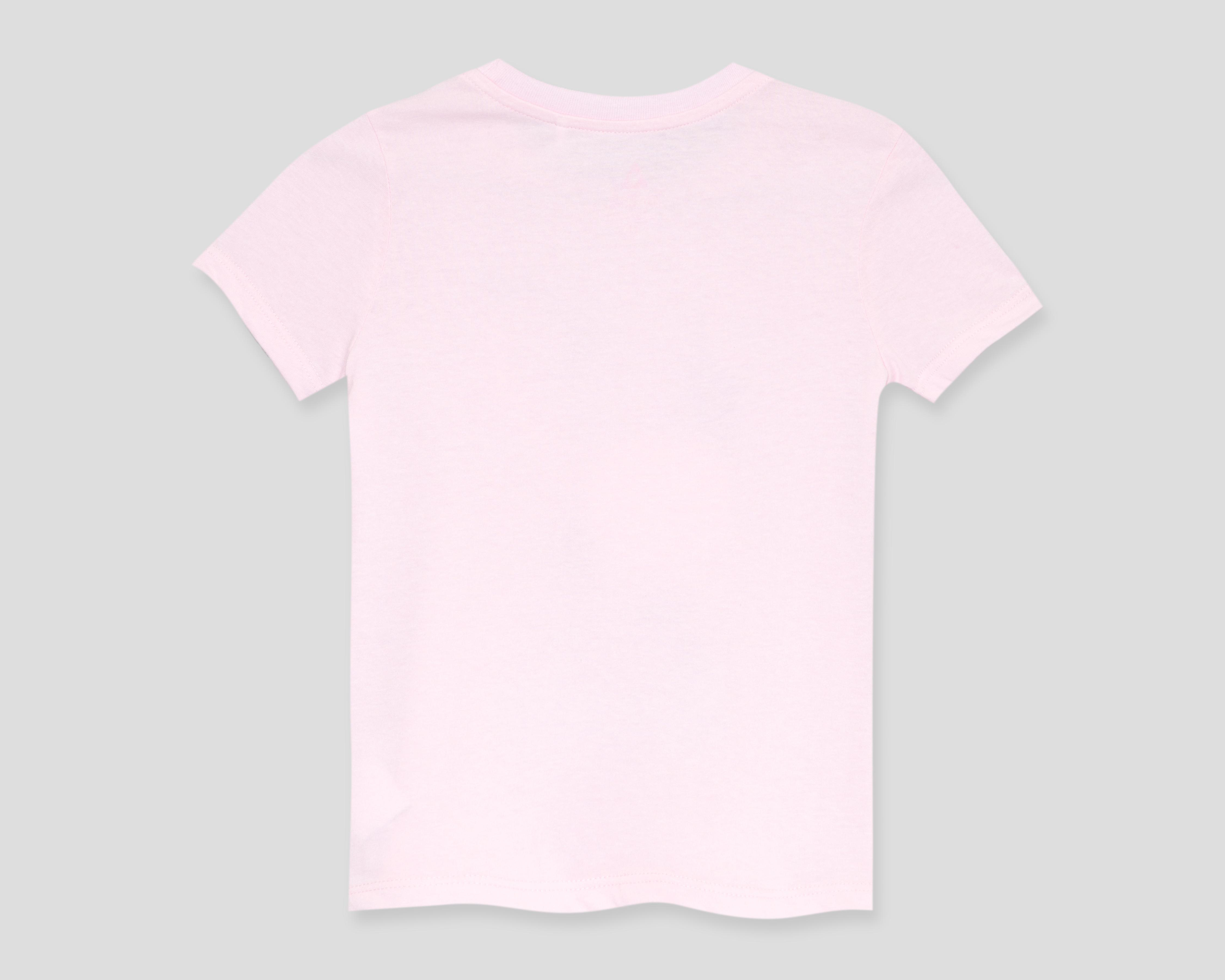 Foto 2 | Playera de Cuello Redondo Girl Attitude Rosa para Niña
