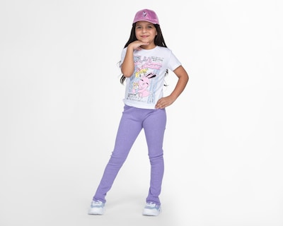 Foto 2 | Playera 18 Forever Manga Corta Estampado para Niña