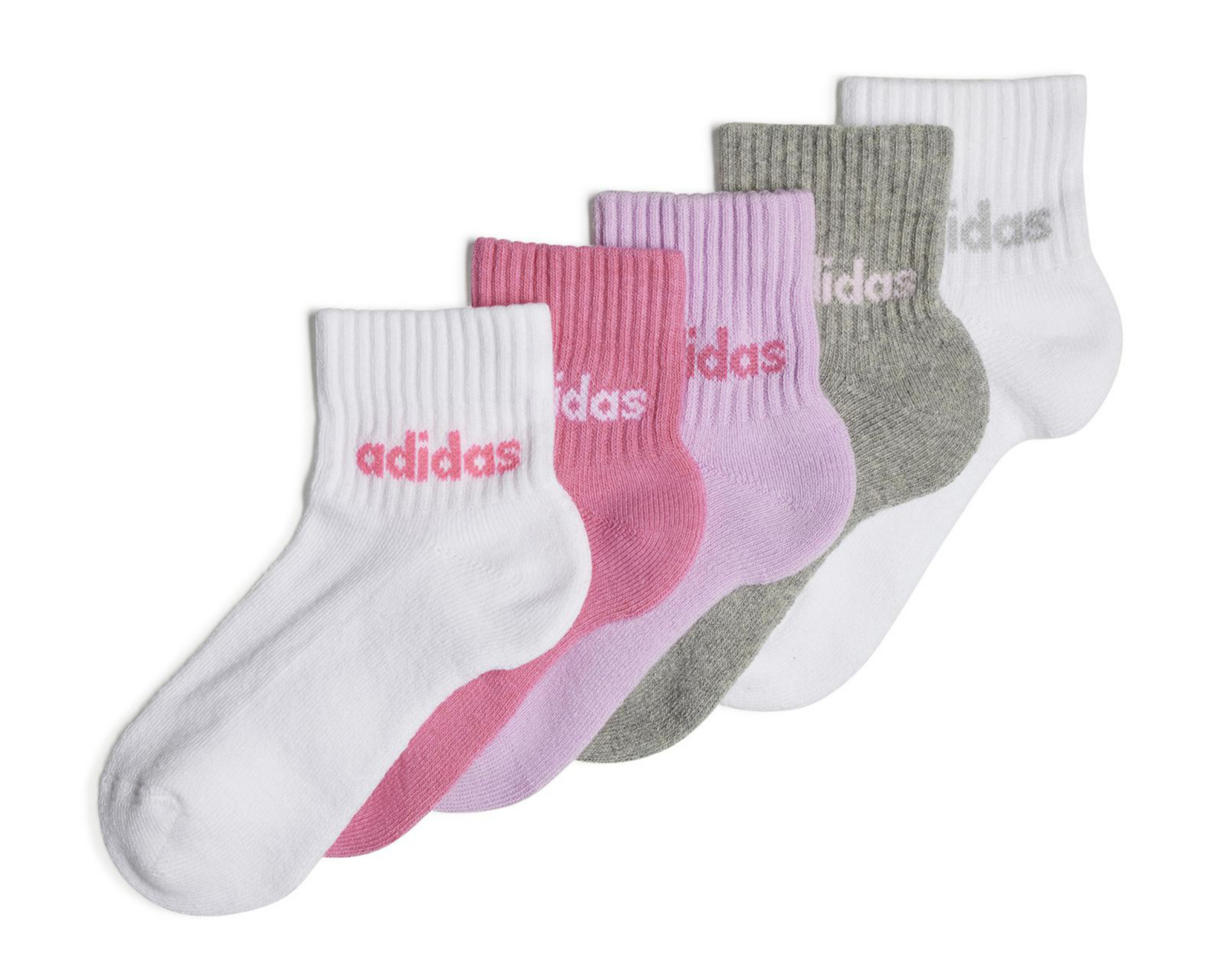 Calcetas Deportivas Adidas para Niña 5 Pares