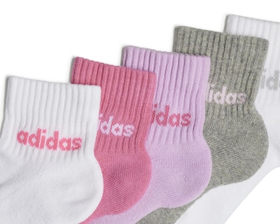Foto 2 | Calcetas Deportivas Adidas para Niña 5 Pares