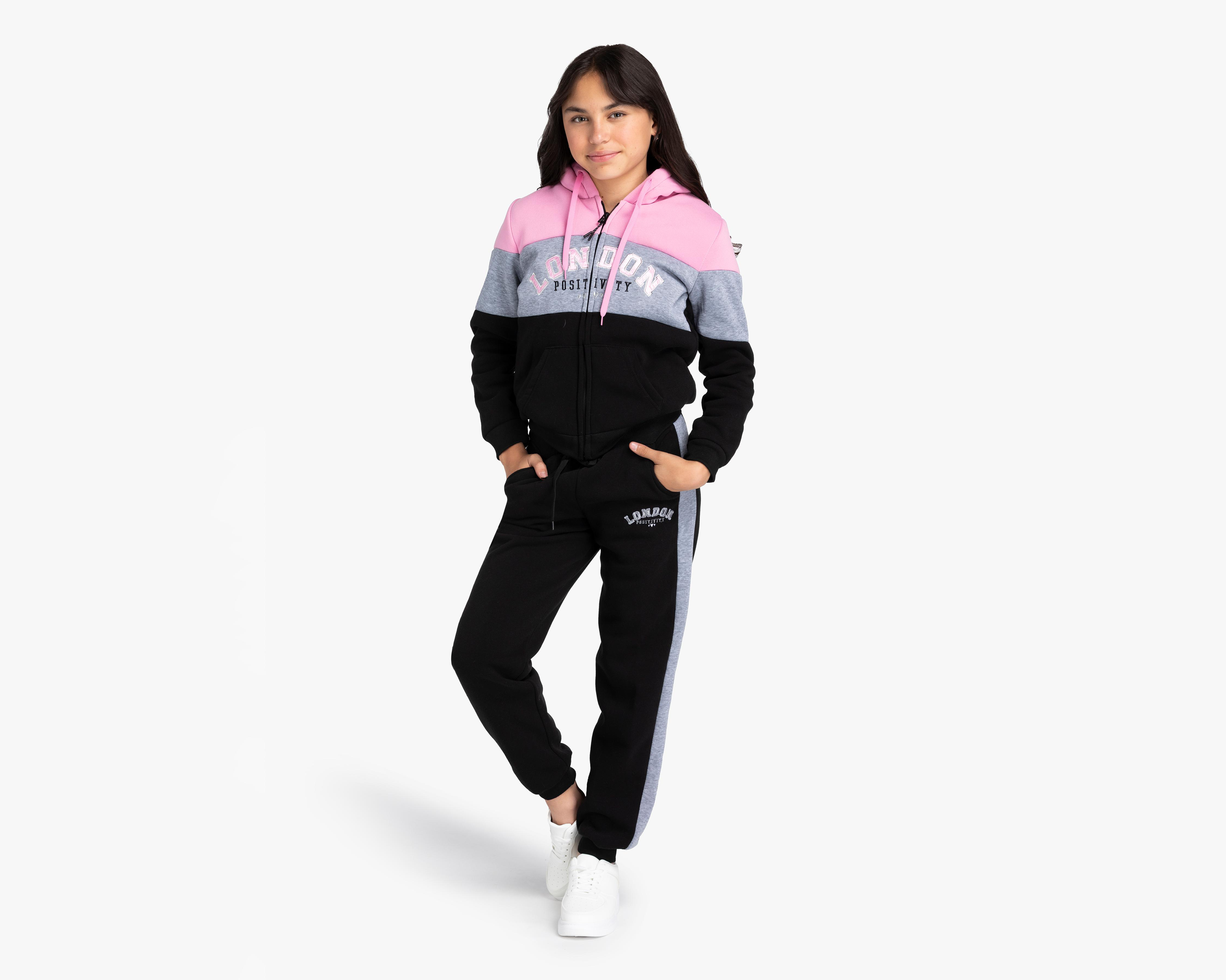 Foto 1 | Conjunto de Pants y Sudadera Girls Attitude para Niña