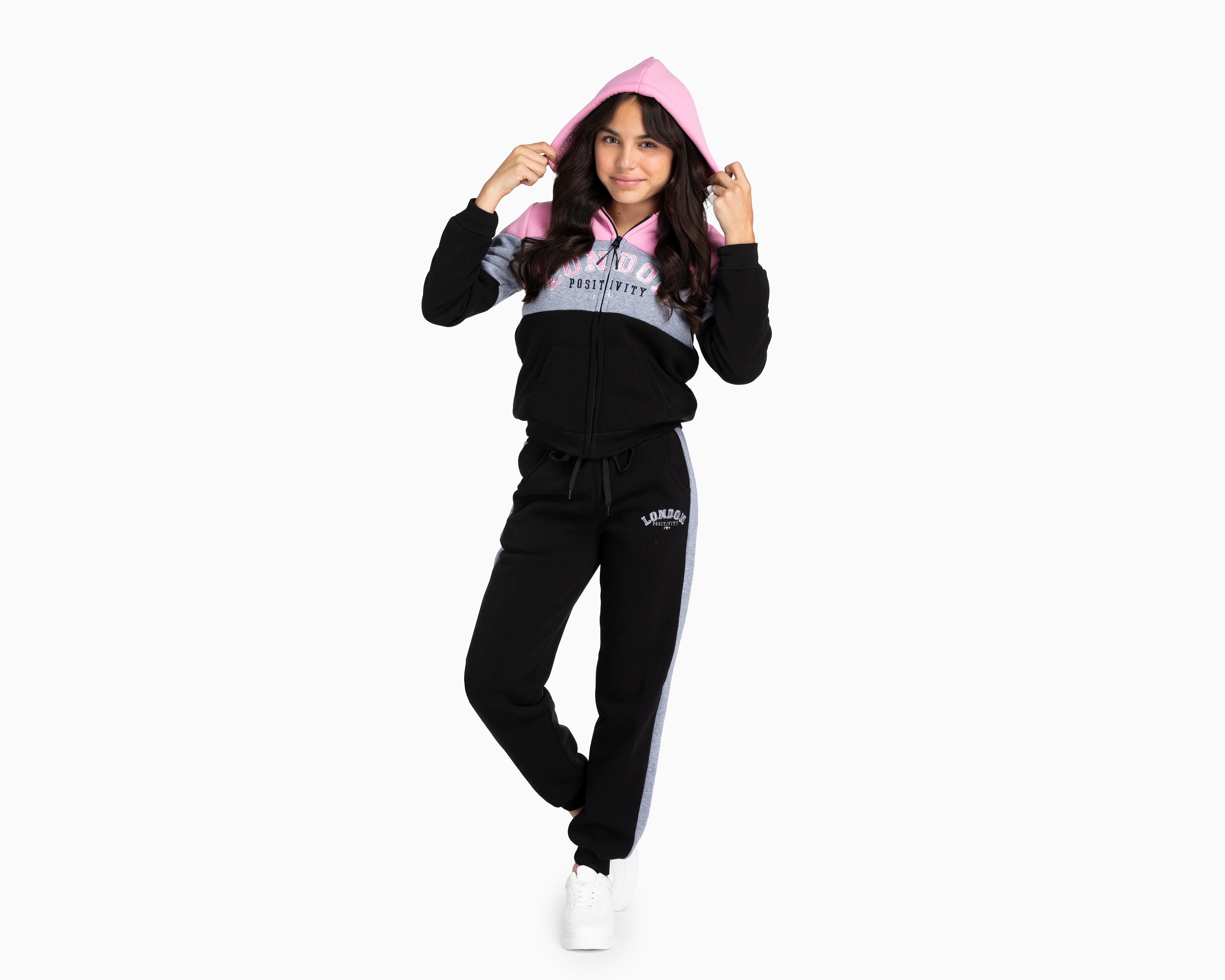 Foto 2 | Conjunto de Pants y Sudadera Girls Attitude para Niña