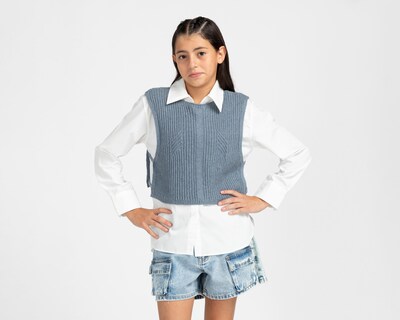 Foto 2 | Camisa con Chaleco Refill Manga Larga para Niña