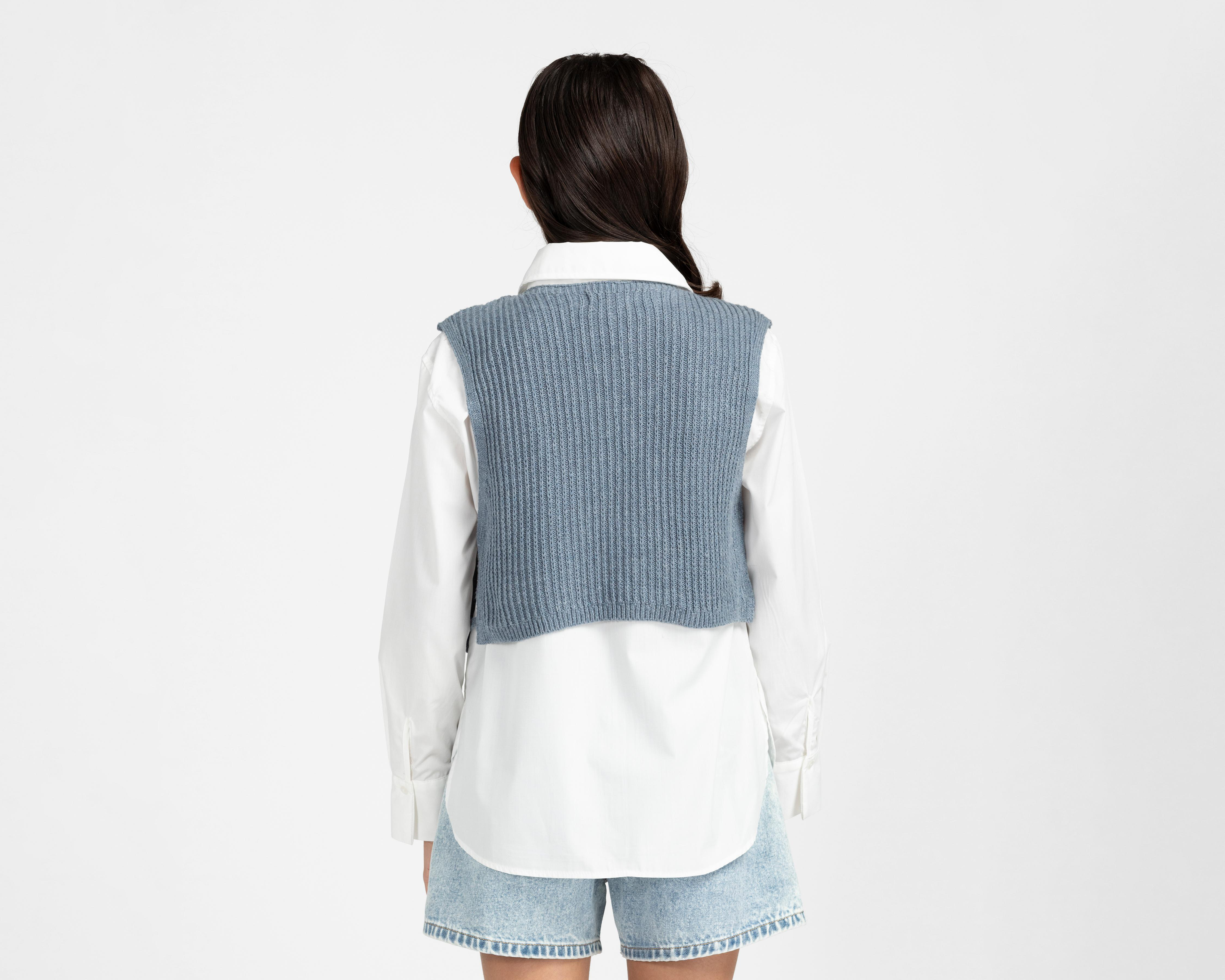Foto 4 | Camisa con Chaleco Refill Manga Larga para Niña