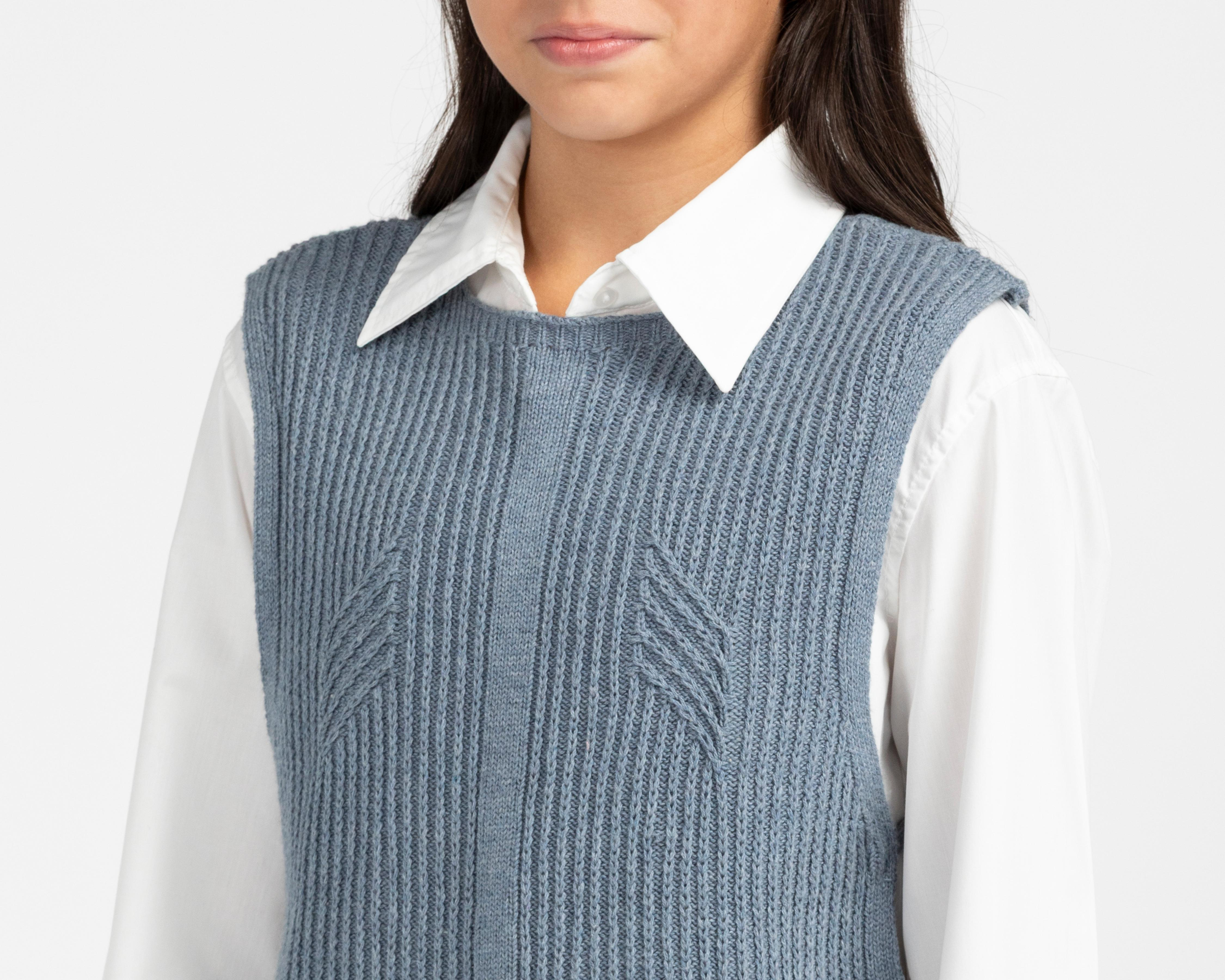 Foto 5 | Camisa con Chaleco Refill Manga Larga para Niña