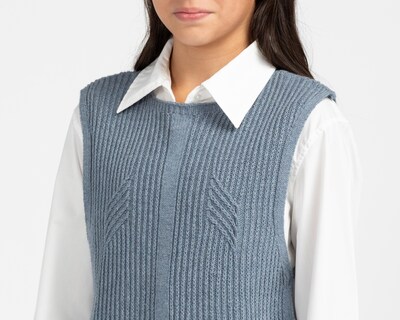 Foto 5 | Camisa con Chaleco Refill Manga Larga para Niña