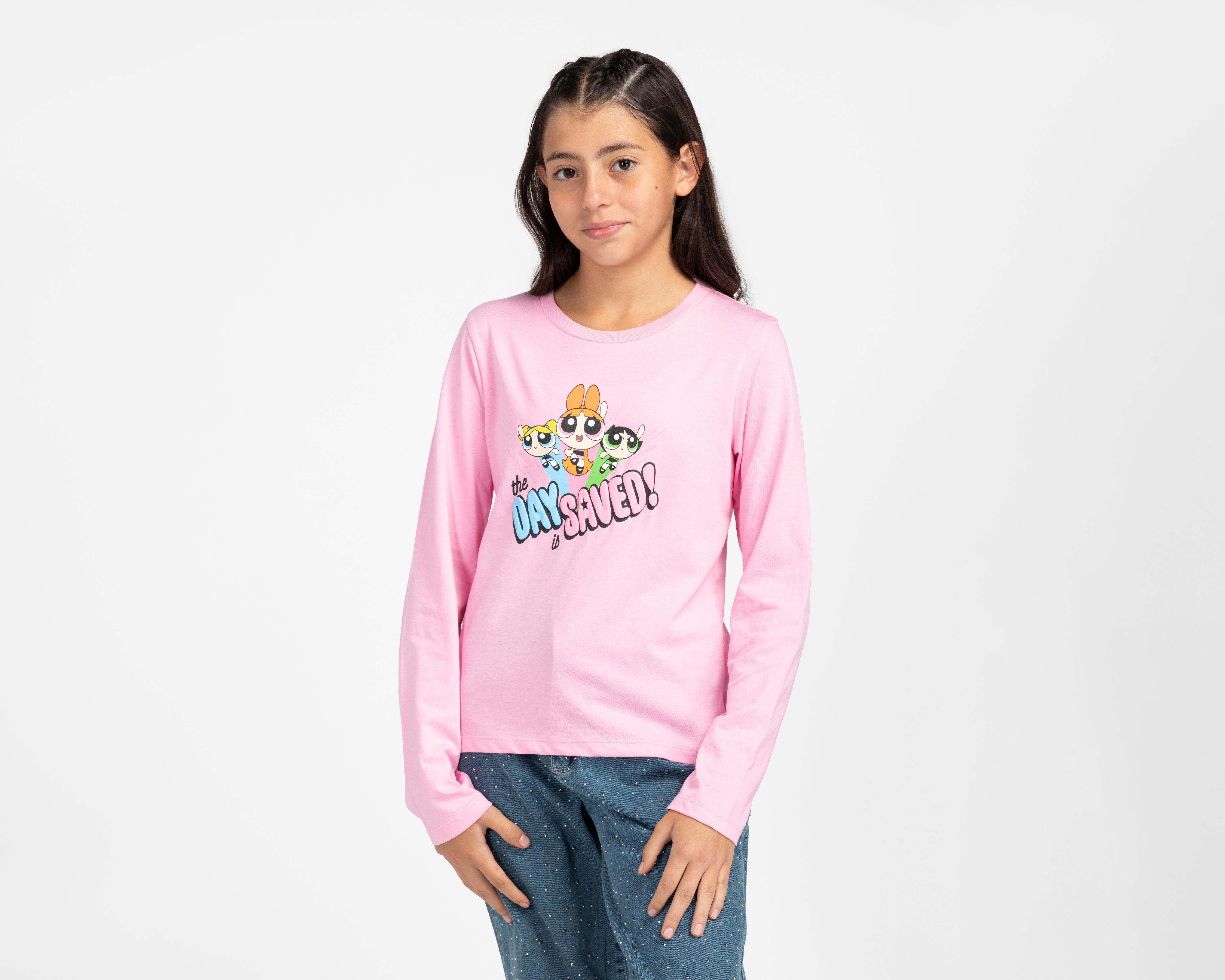 Playera Las Chicas Superpoderosas para Niña 2 Piezas