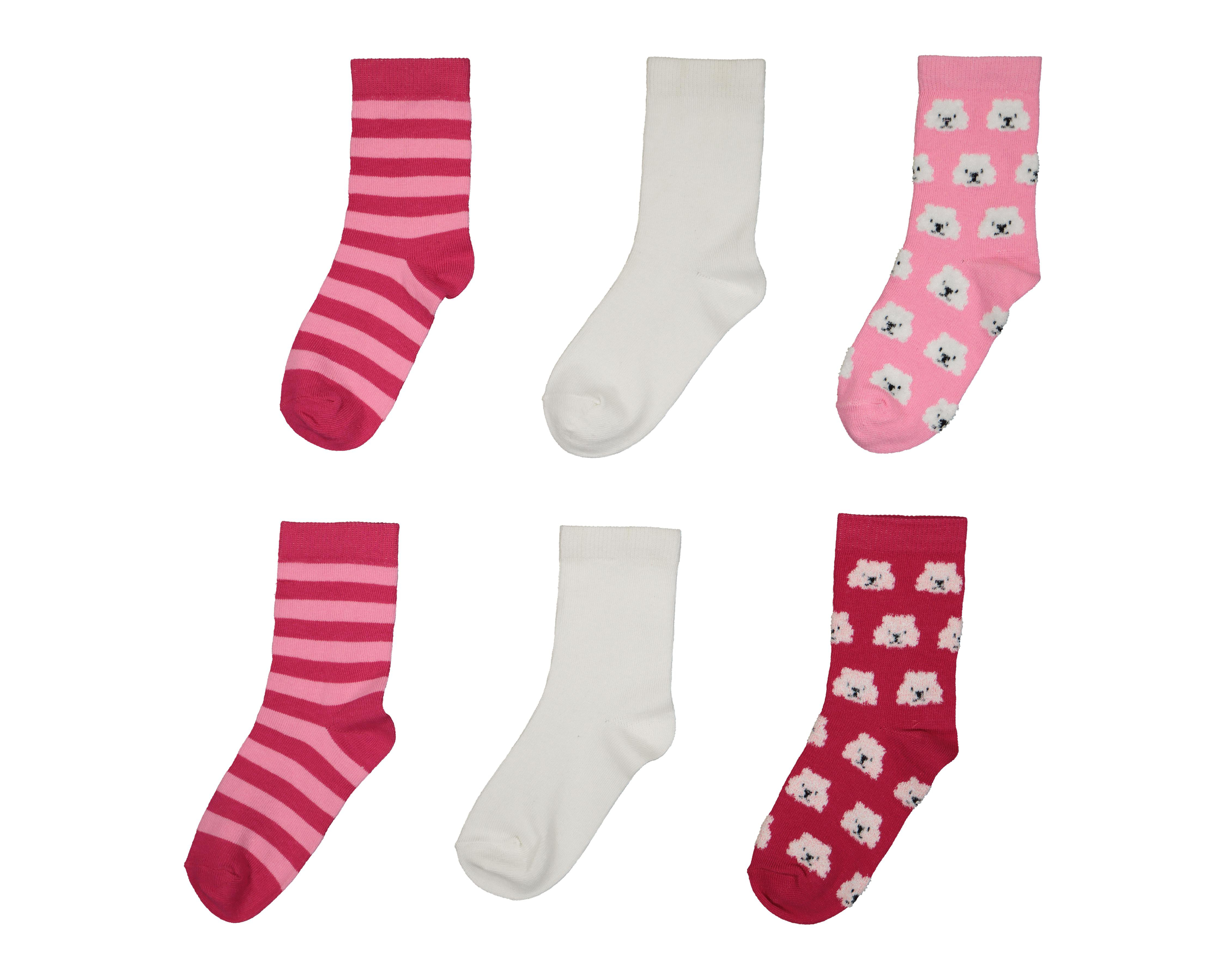 Calcetas Largas Girl Attitude Estampadas para Niña 6 Pares $149