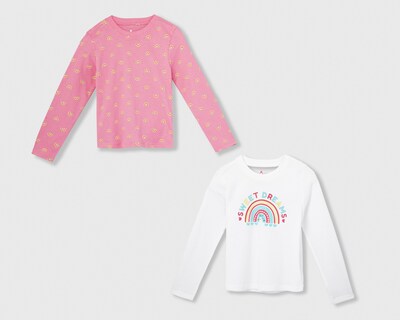 Foto 1 | Playera Girls Attitude para Niña 2 Piezas