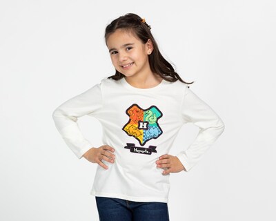 Foto 2 | Playera Harry Potter para Niña 2 Piezas