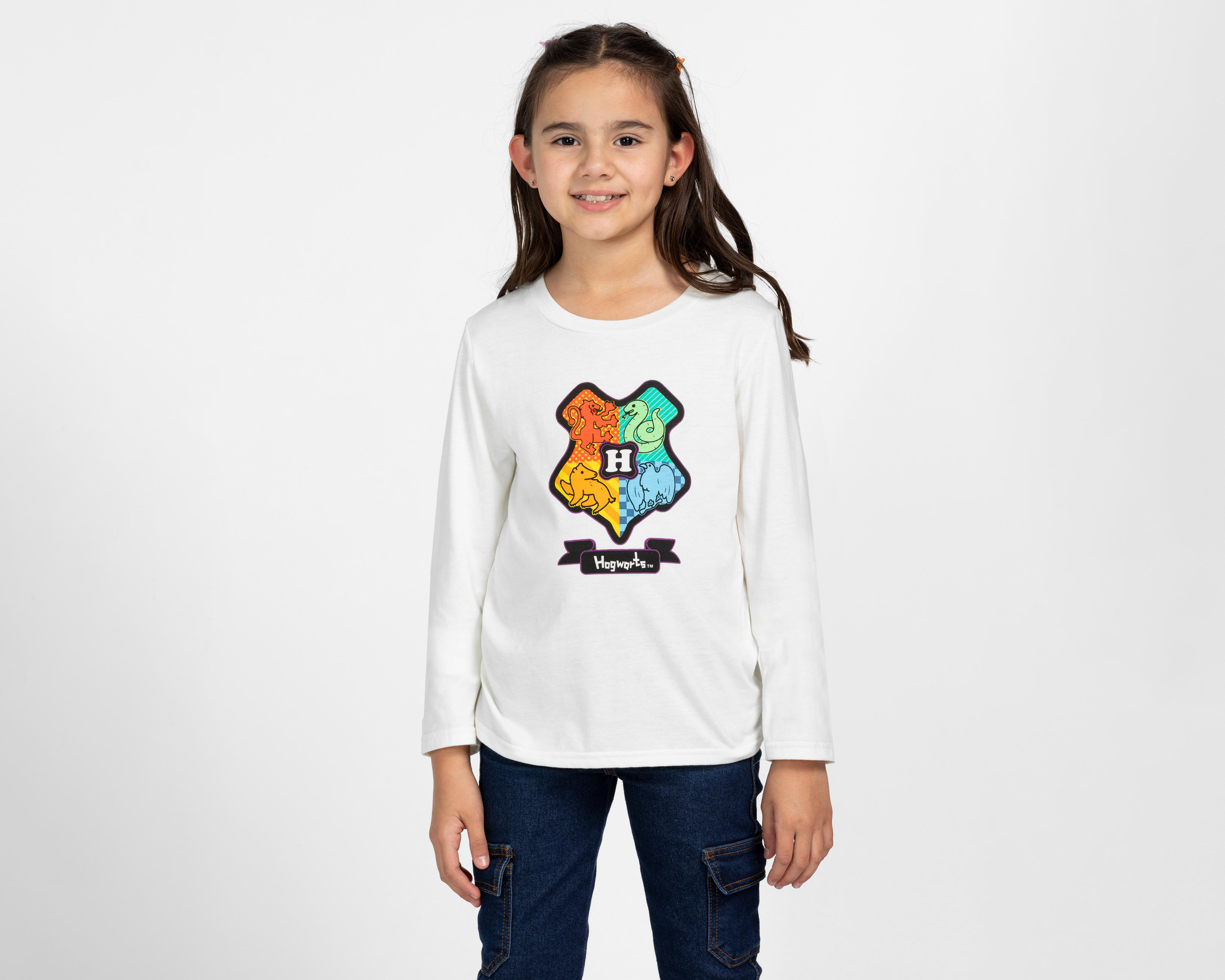 Foto 5 pulgar | Playera Harry Potter para Niña 2 Piezas
