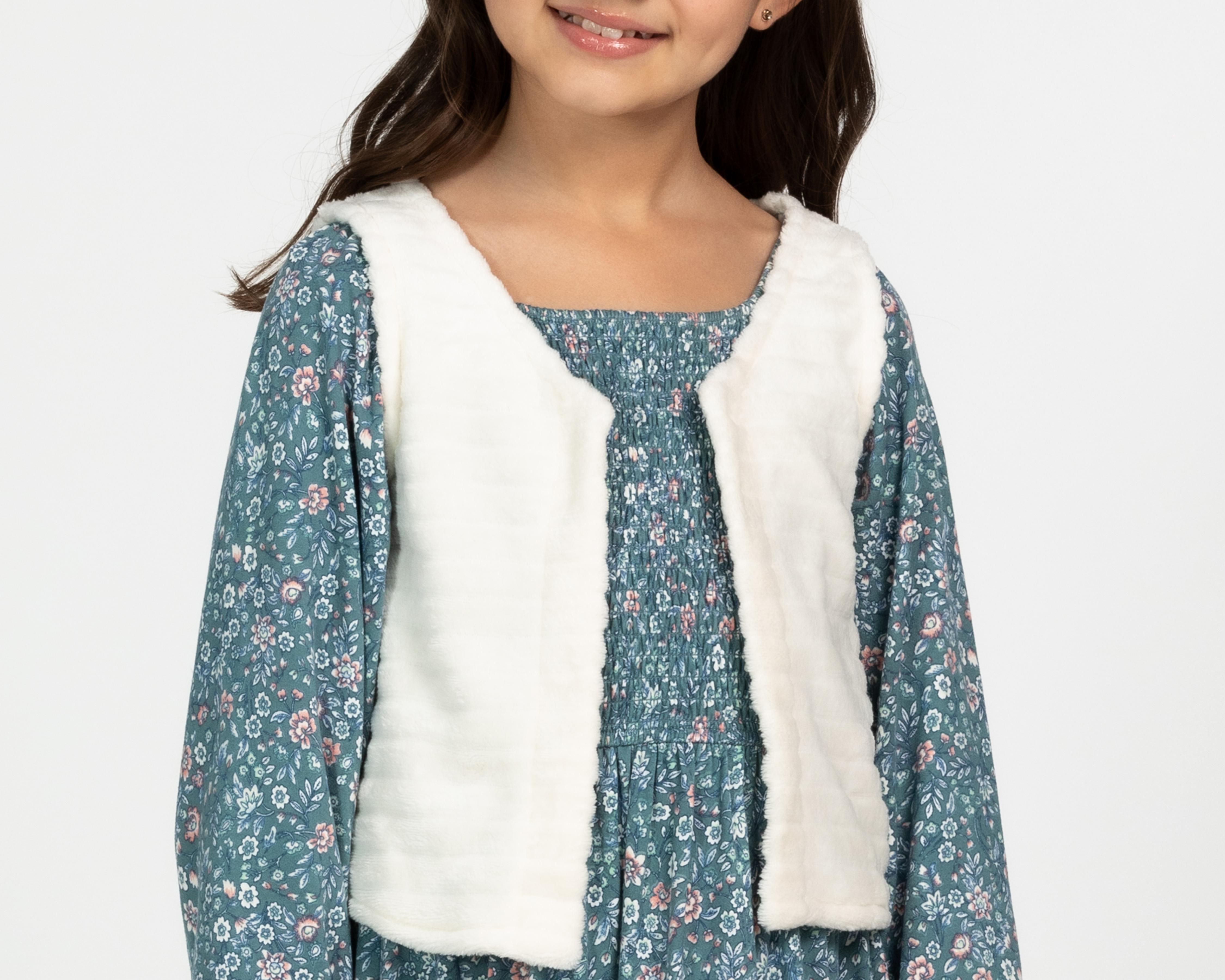 Foto 5 | Vestido Azul Refill para Niña con Chaleco