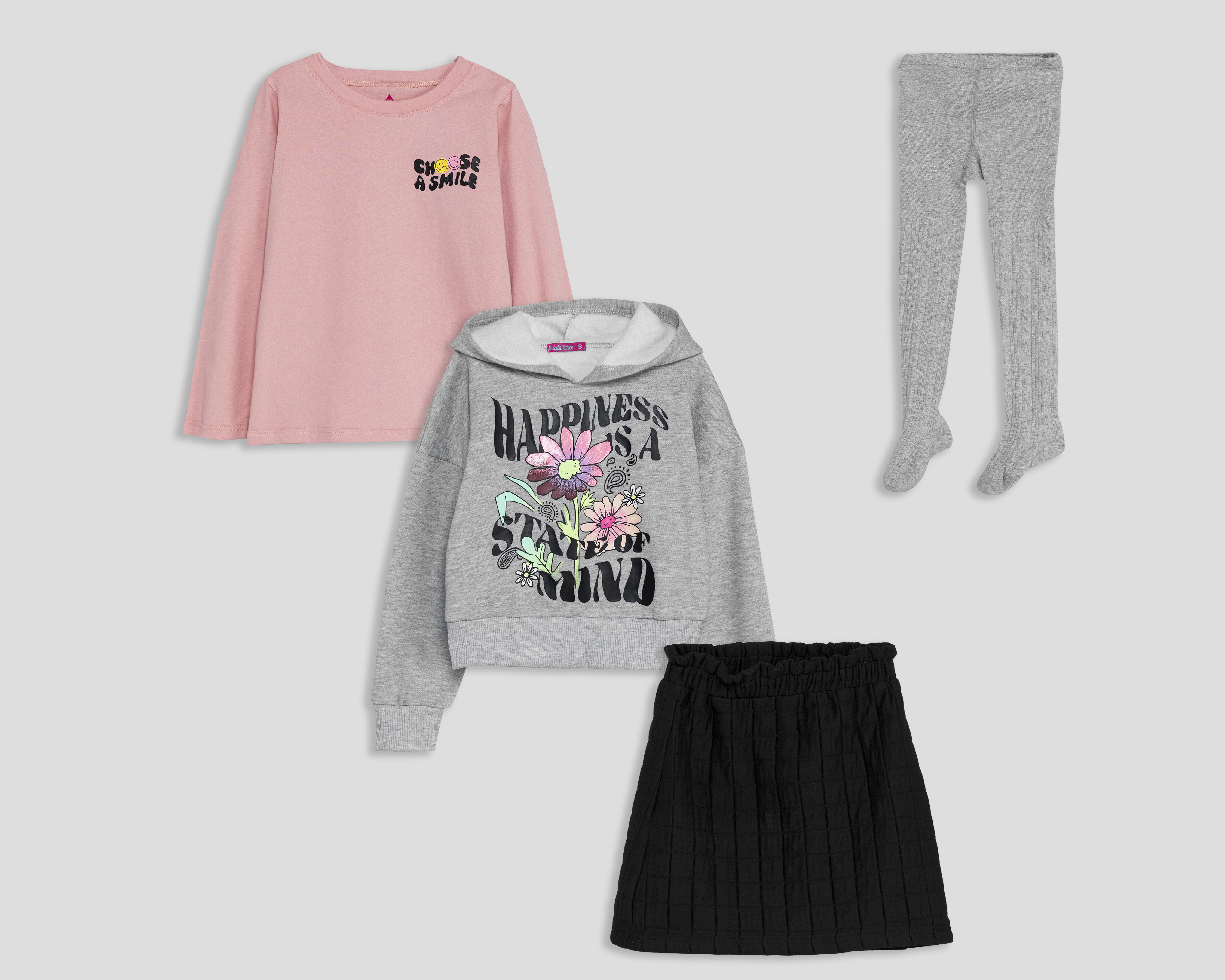 Conjunto Girls Attitude para Niña 4 Piezas $300