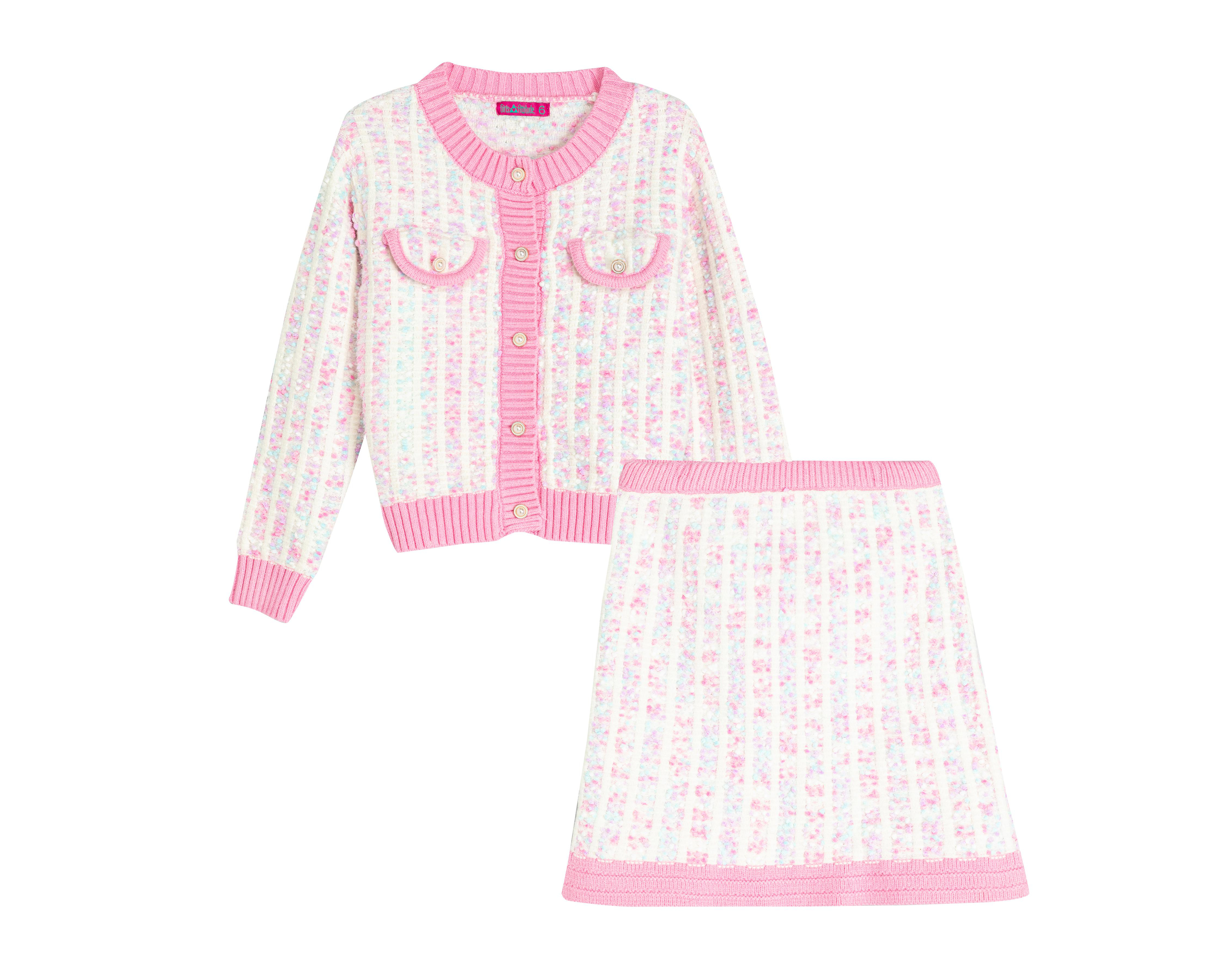 Conjunto de Suéter y Falda Girls Attitude para Niña $549