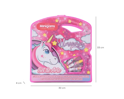 Foto 6 | Estuche de Arte Minigami Unicornio 40 Piezas