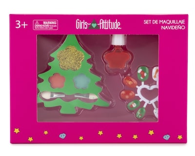 Foto 3 | Juego de Maquillaje Navideño Girls Attitude 3 Piezas