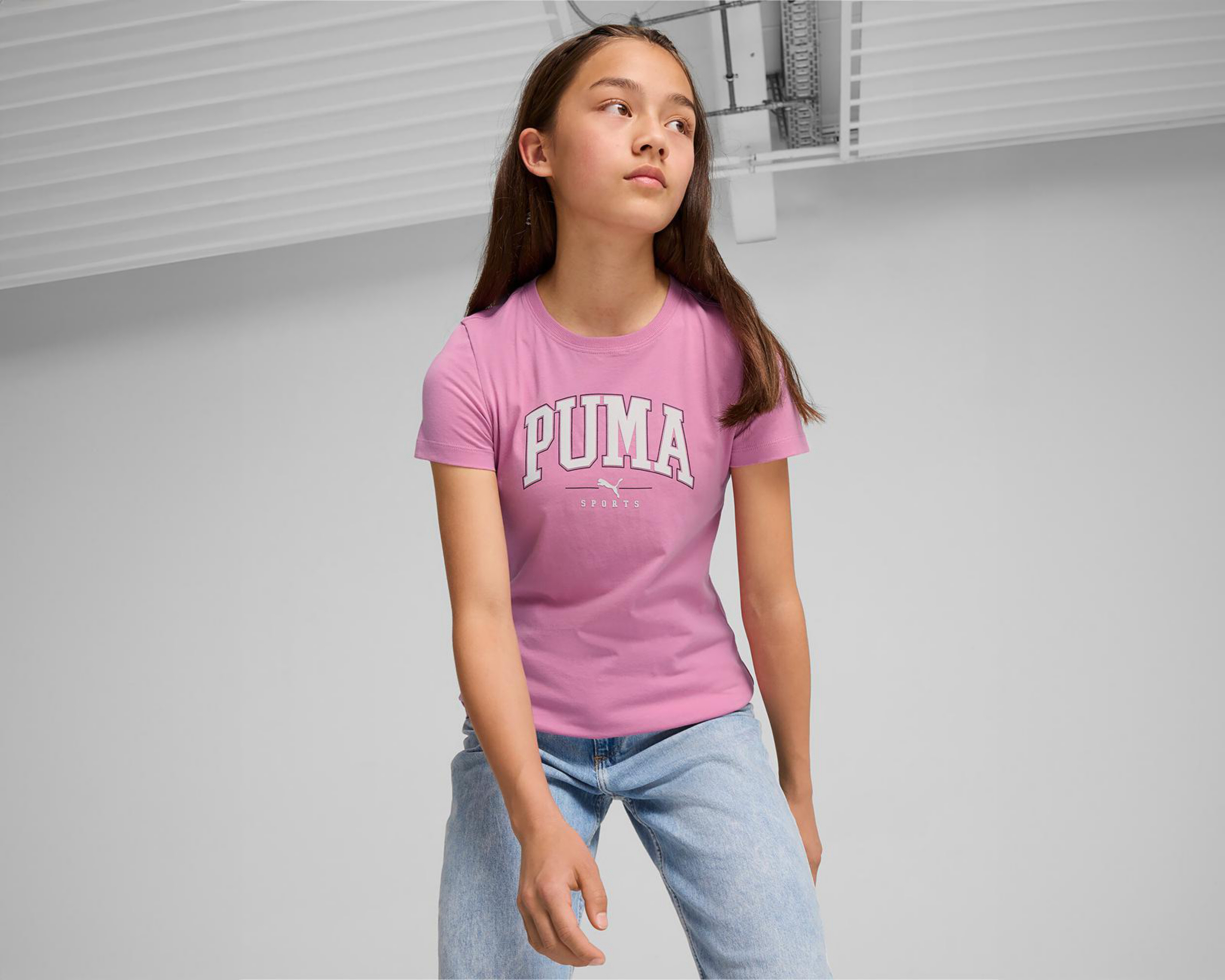 Foto 4 pulgar | Playera Puma Manga Corta Juvenil