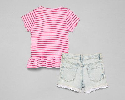 Foto 2 | Conjunto de Playera y Short Girls Attitude para Niña