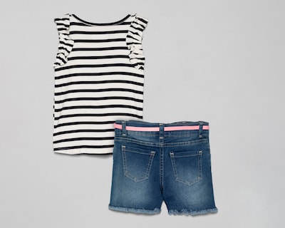 Foto 2 | Conjunto de Playera y Short Girls Attitude para Niña