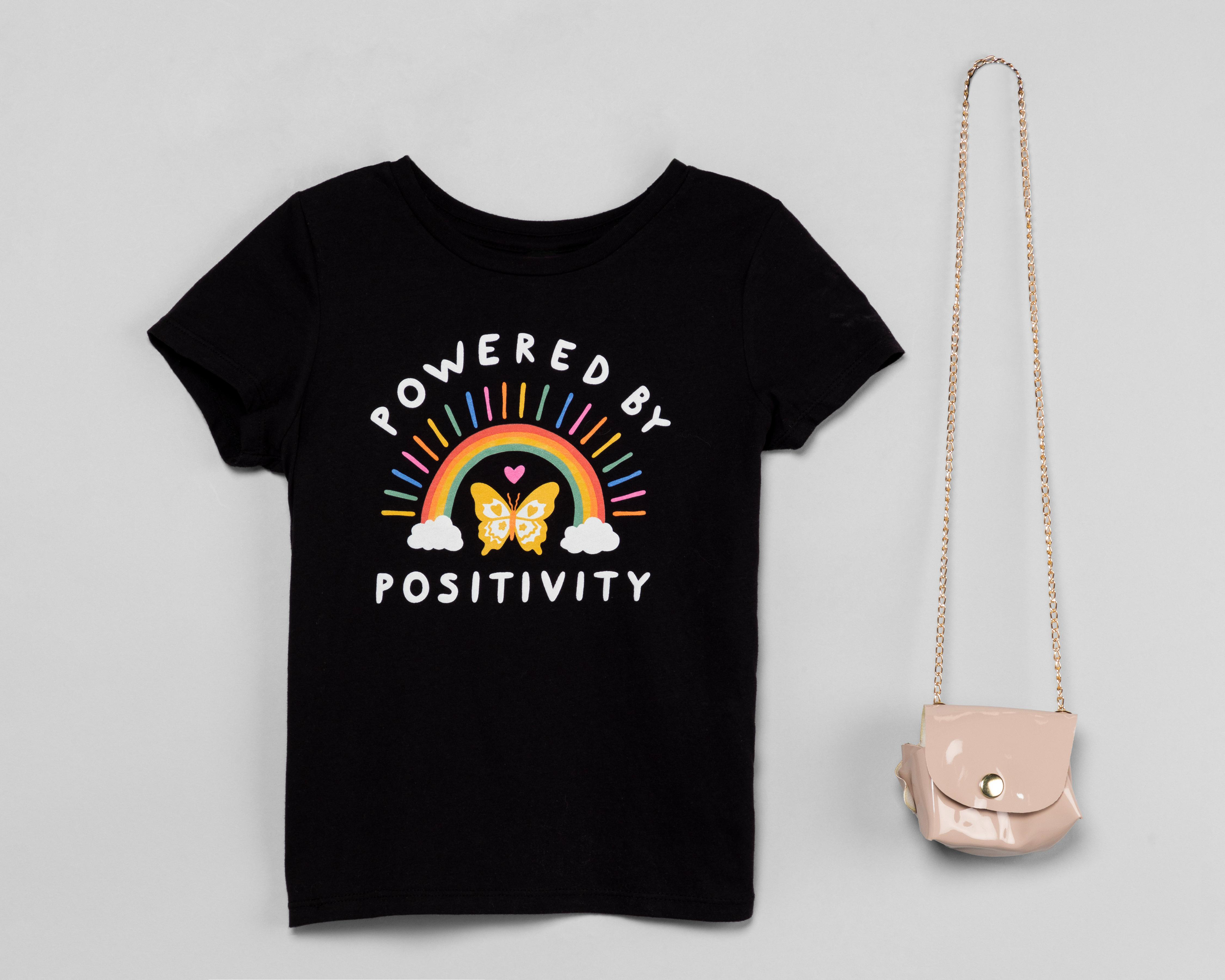 Playera Girls Attitude Manga Corta para Niña $114