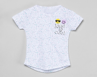 Foto 1 | Playera Girls Attitude Manga Corta Estampada para Niña