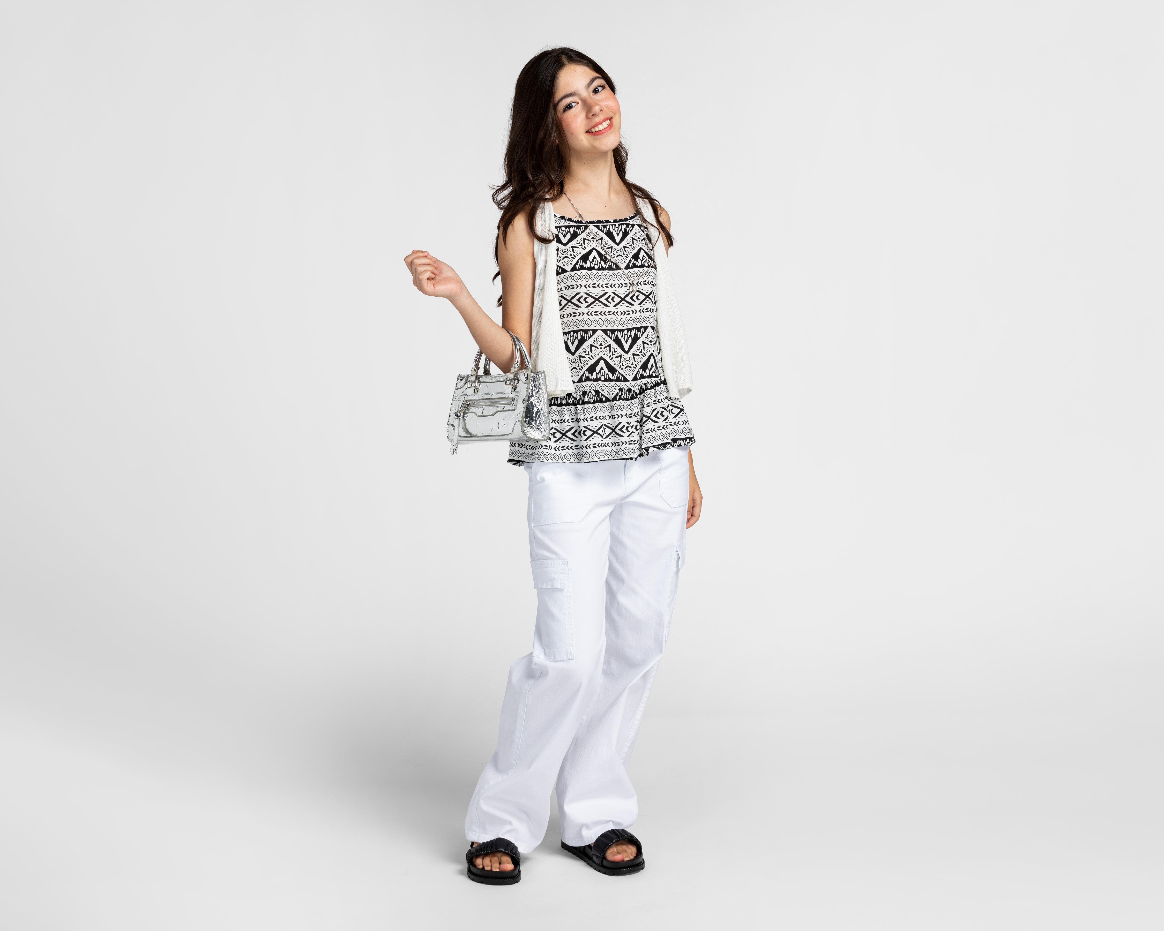 Foto 2 | Blusa Girls Attitude sin Mangas con Collar